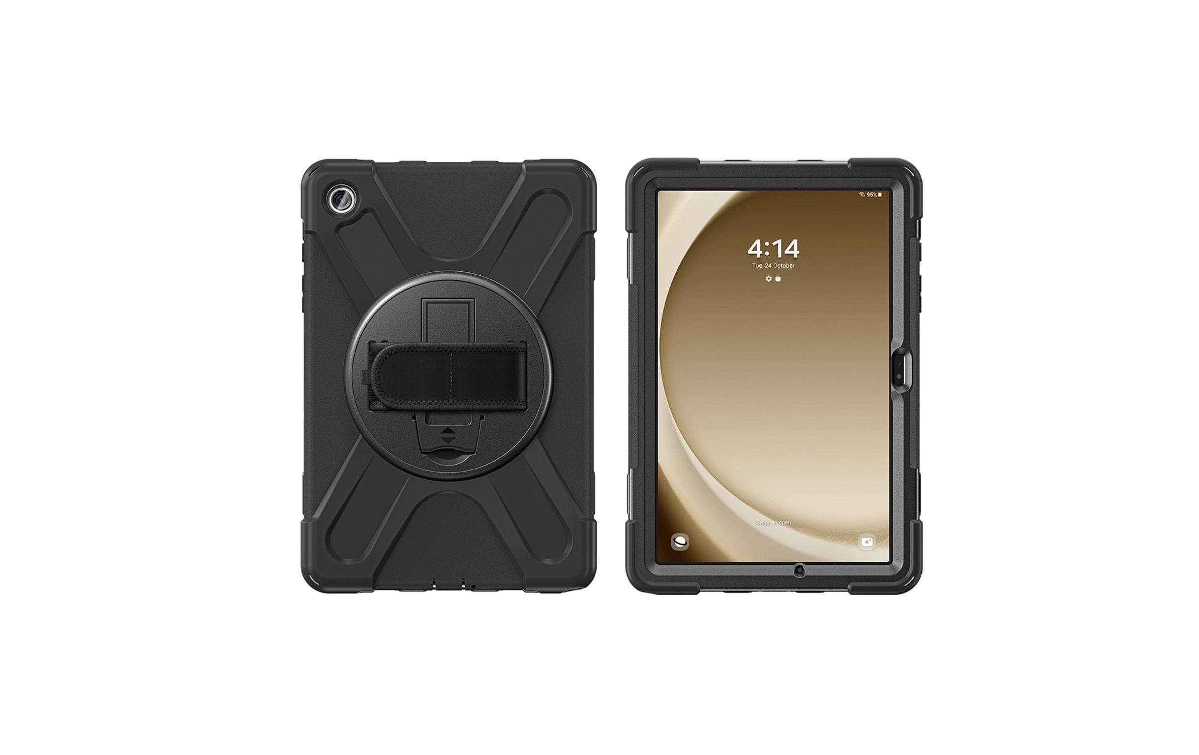 Image of 4smarts Tablet-Hülle "Back Cover Rugged GRIP Galaxy Tab S9 FE" 27,7 cm (10,9 Zoll)