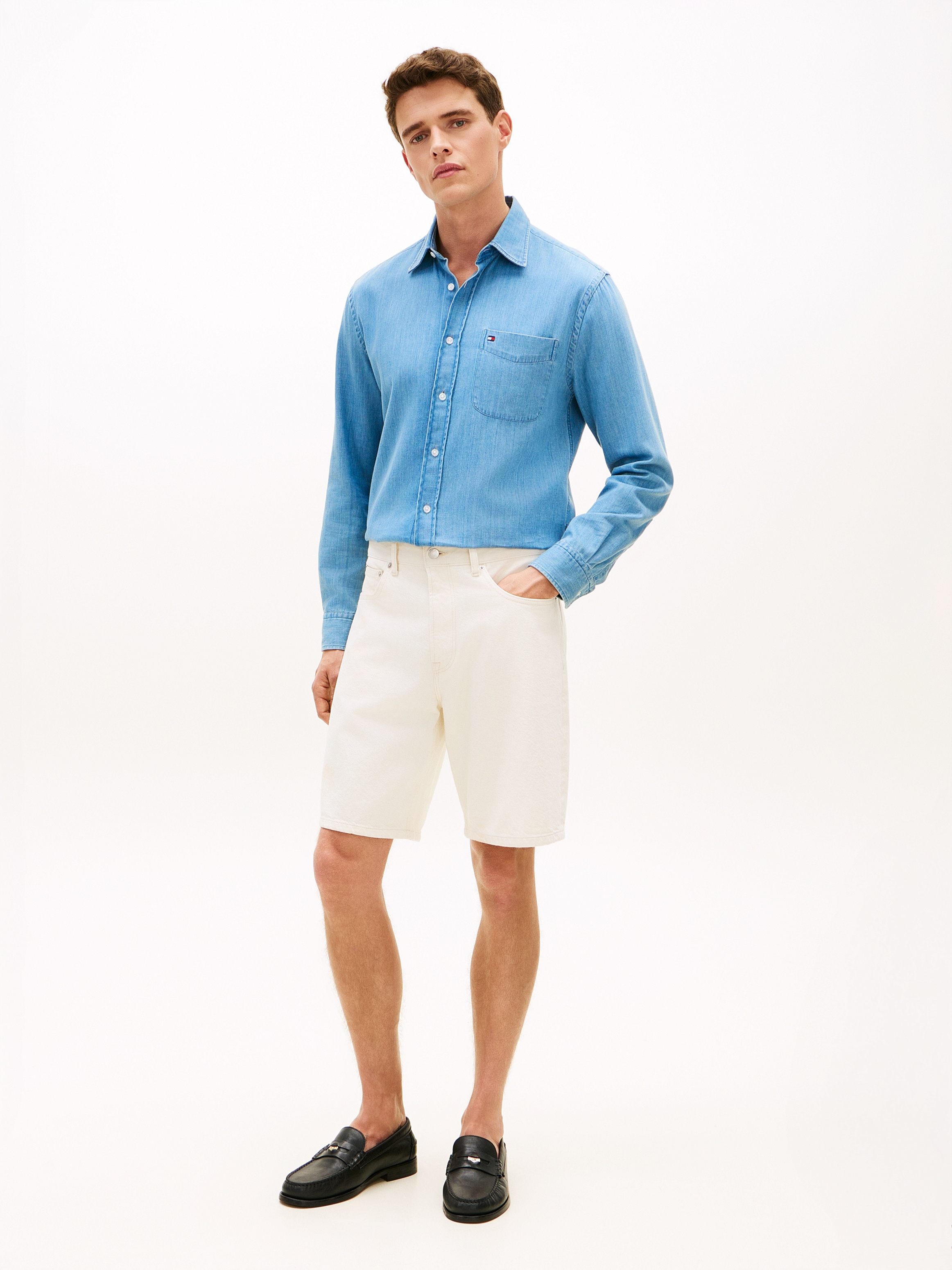 Tommy Hilfiger Short en jean »DOVER« regular fit pré-lavé