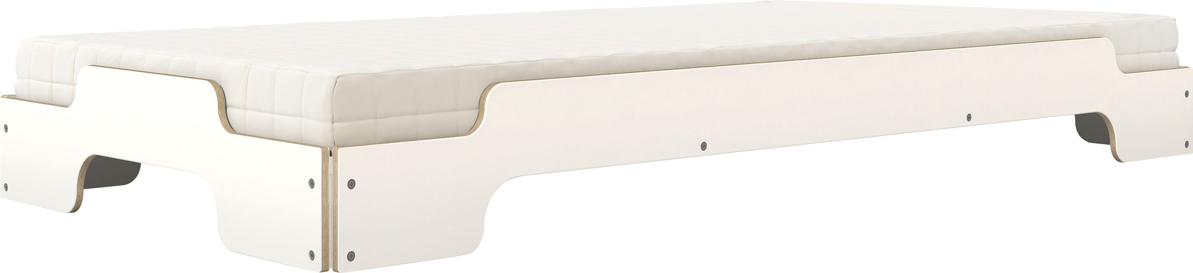 Image of Müller SMALL LIVING Stapelbett »STAPELLIEGE Komfort (eine Liege)«, Gestell: Komforthöhe 27.5 cm, ausgezeichnet mit dem German Design Award - 2019 bei Ackermann Versand Schweiz