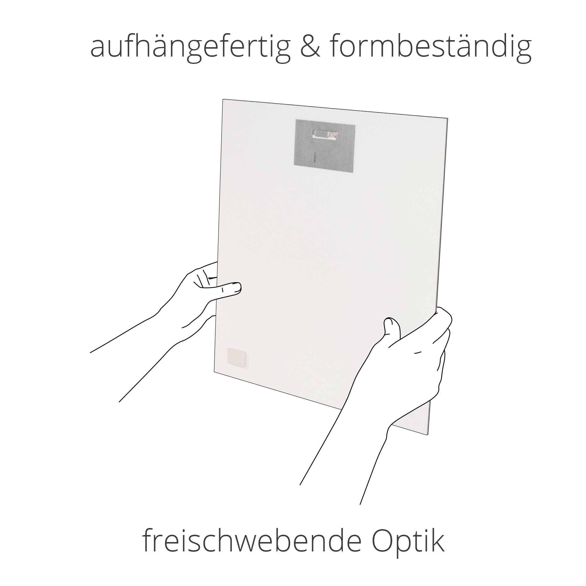 Artland Wandbild »Braune abstrakte Welle«, Muster, (1 St.), als Alubild, Outdoorbild, Leinwandbild, Poster, Wandaufkleber