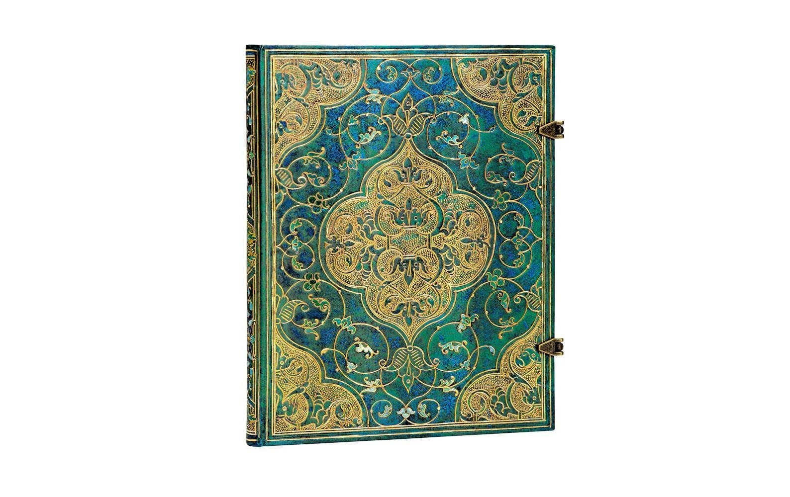   Notizheft »Paperblanks Notizbuch Chroniken Ultra, Liniert, Türkis«