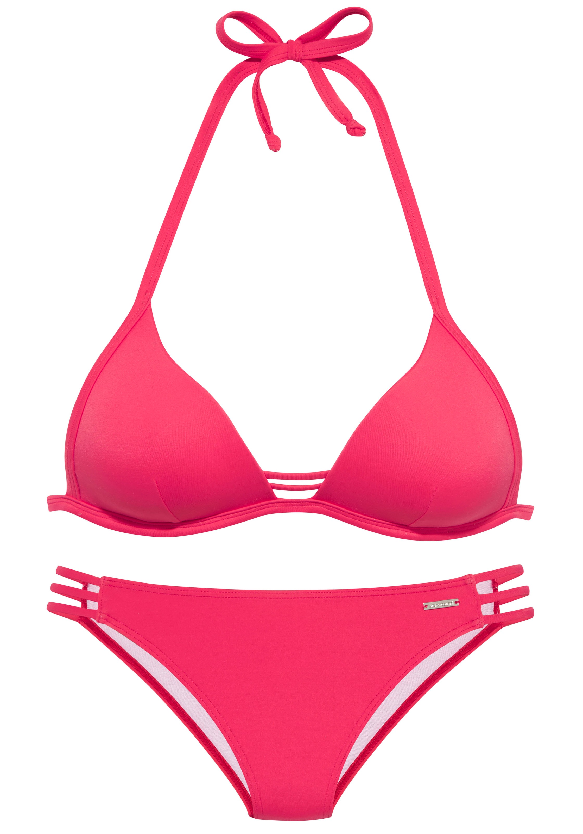 Bruno Banani Triangel-Bikini mit Zierbändern