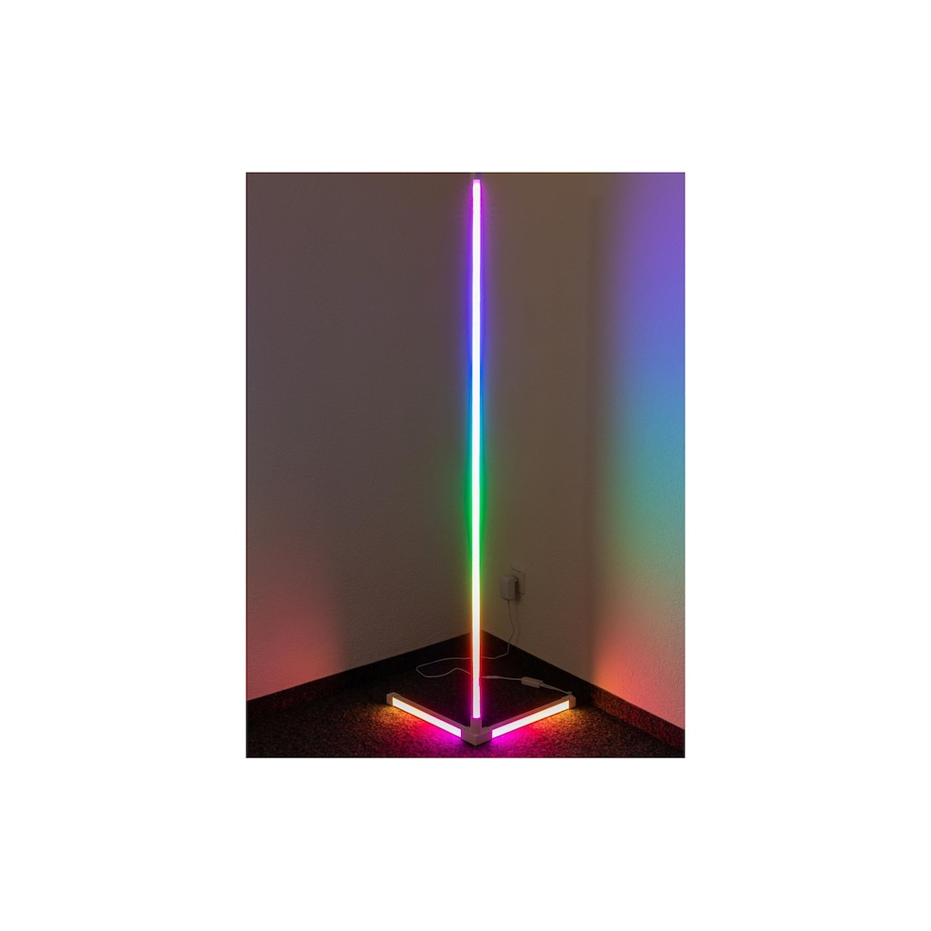 Stehlampe »FTM RGB weiss 1.56m 27W«, 138 flammig-flammig