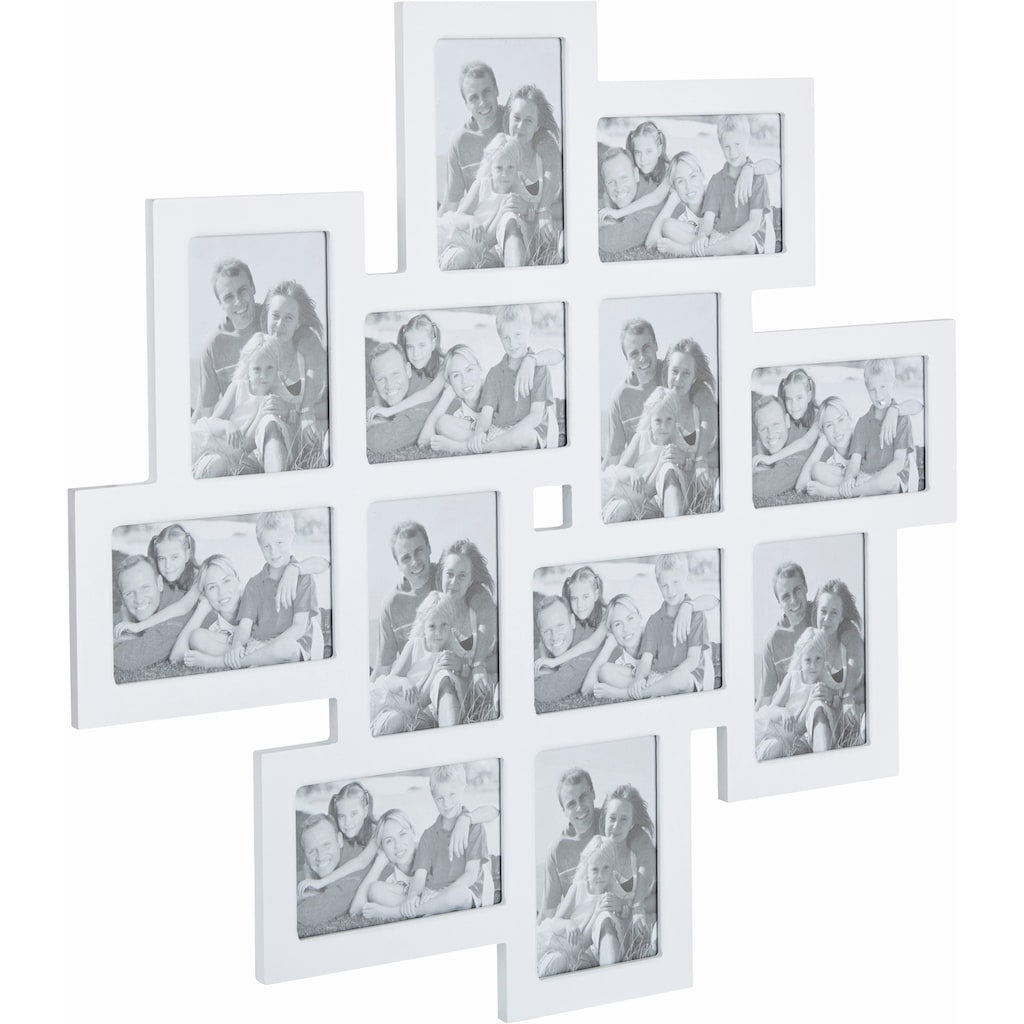 my home Bilderrahmen Collage »Family, weiss«, Fotorahmen, Bildformat 10x15 cm