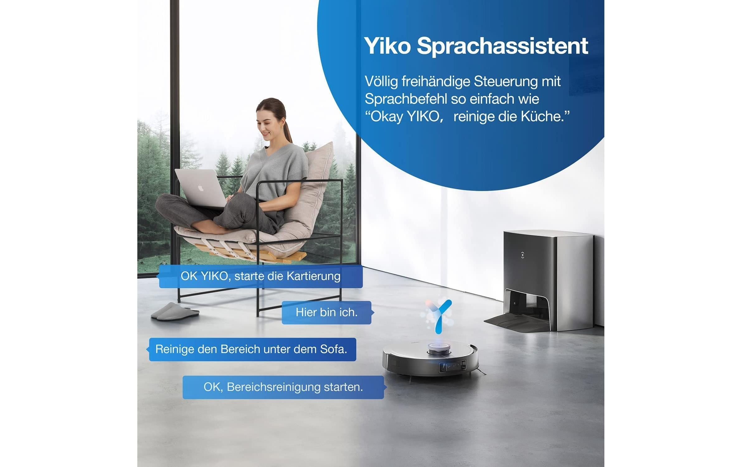 ECOVACS Nass-Trocken-Saugroboter »Deebot X1 OMNI«