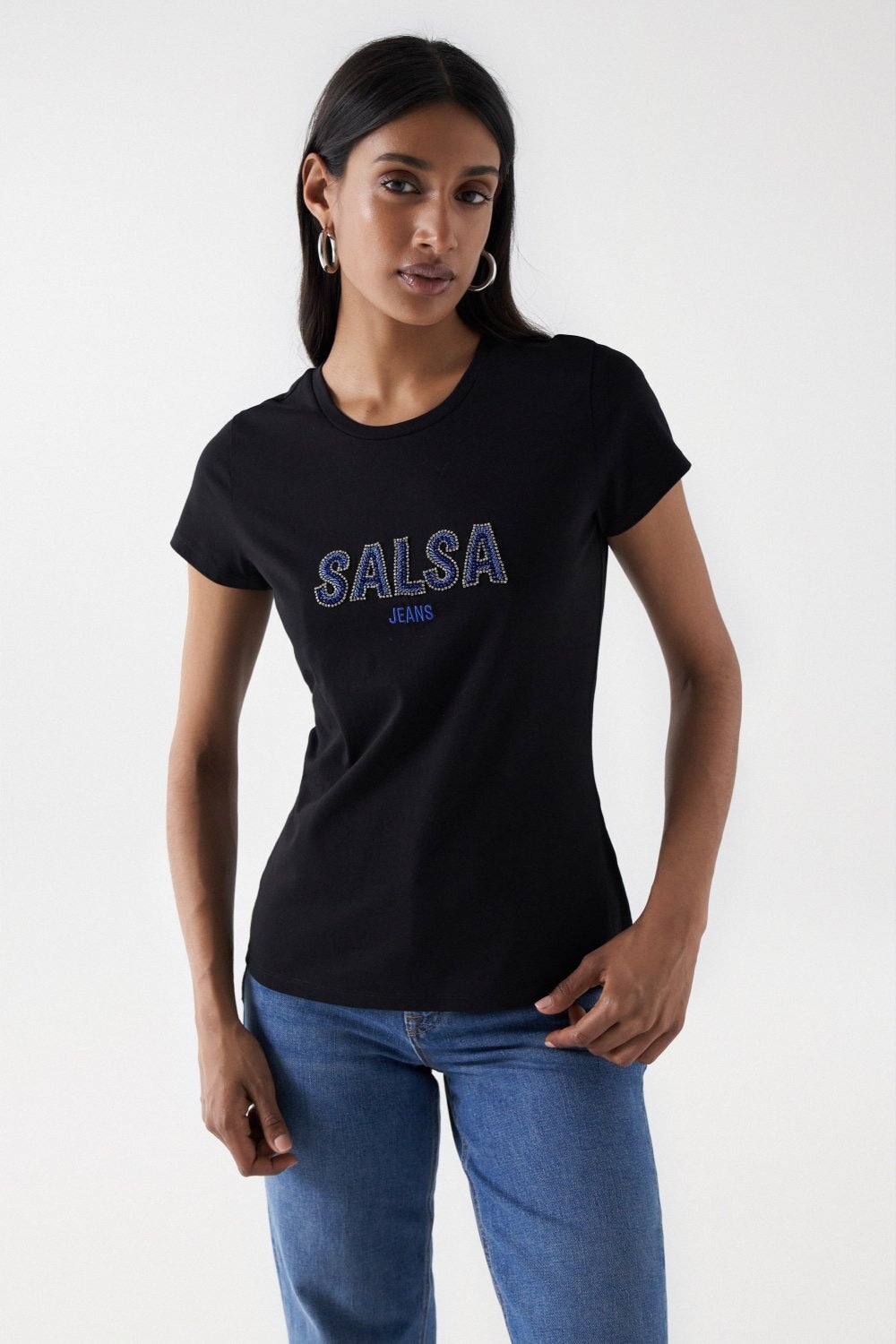 T-Shirt »Salsa Jeans T-Shirt T-Shirt Institutional Beaded«