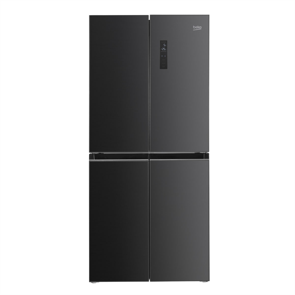 BEKO Side-by-Side »Beko Side by Side FDR5100, 421l, E,4-türig«, 18 cm hoch, 79 cm breit