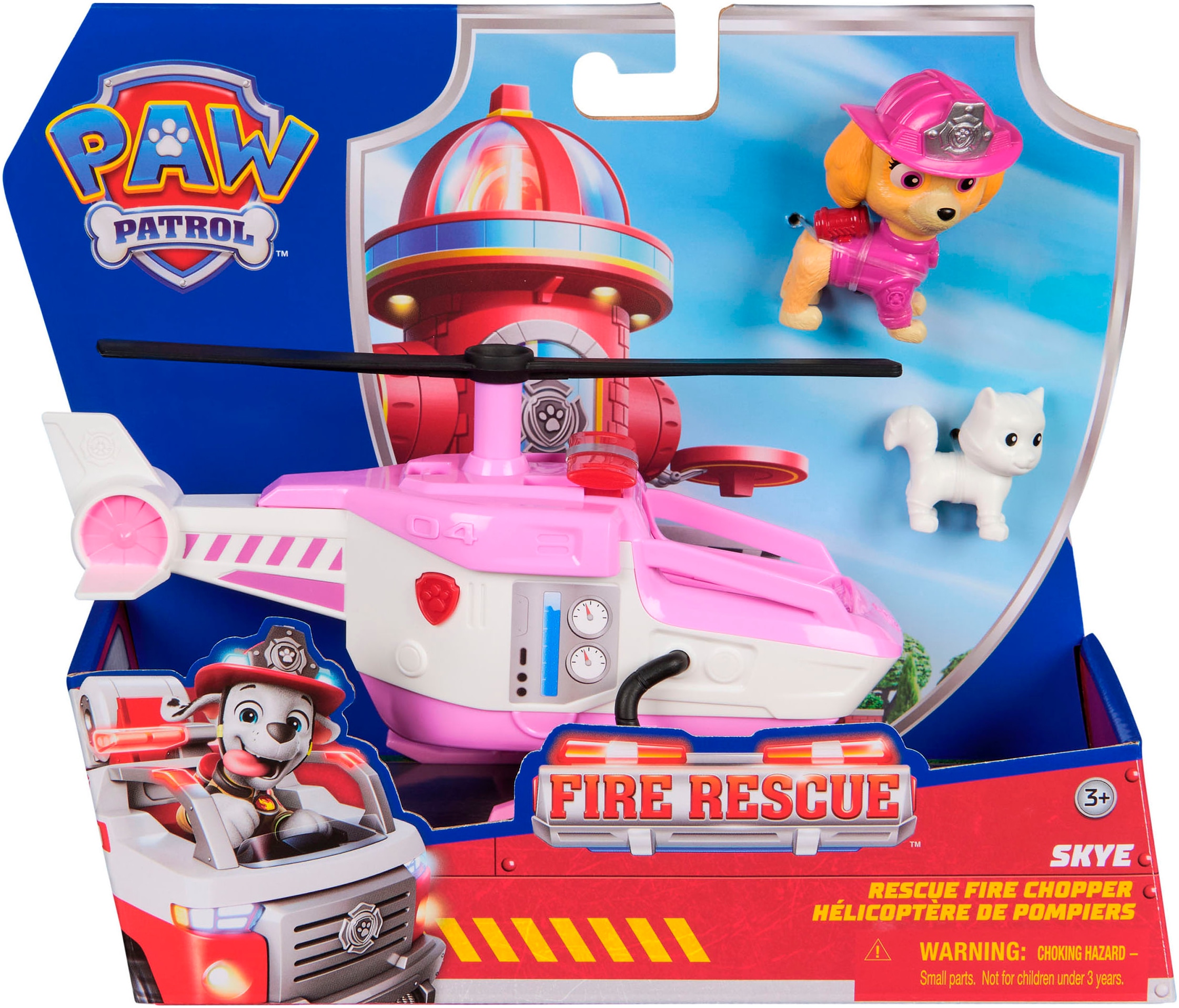 Spin Master Spielzeug-Hubschrauber »PAW Patrol Fire Rescue - Skyes Rettungshubschrauber«