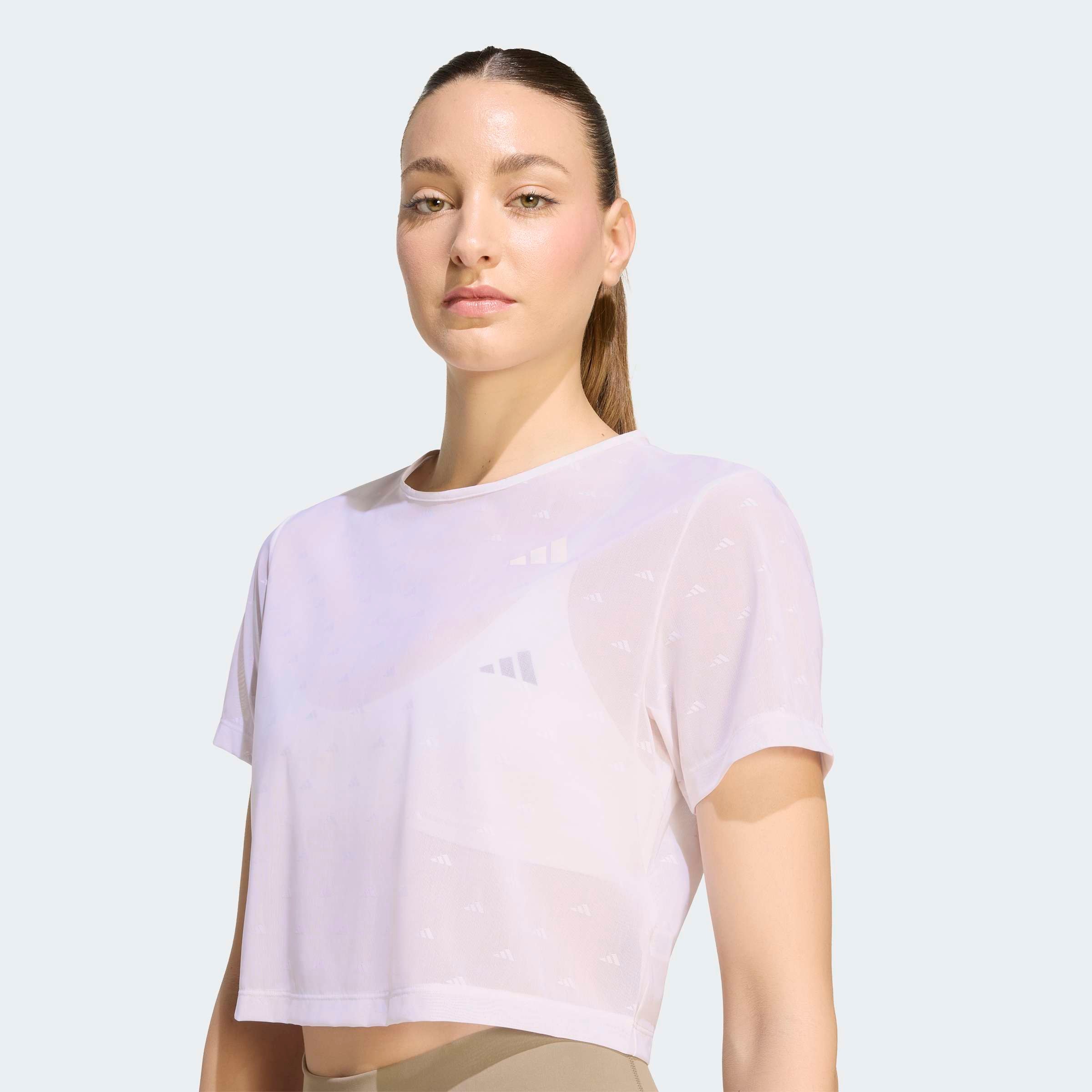 adidas Performance T-Shirt »PRIMELIFT ESSENTIALS WORKOUT MESH-, KASTIG GESCHNITTEN«