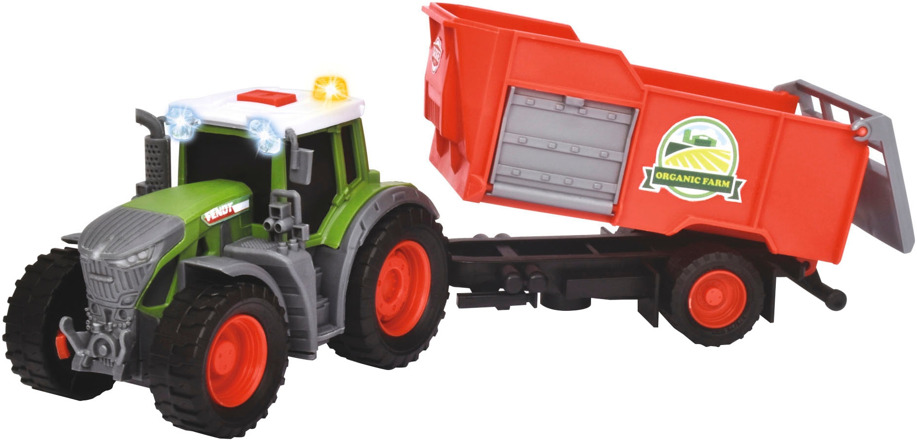 Dickie Toys Spielzeug-Traktor »Fendt Farm Trailer«, mit Licht und Sound