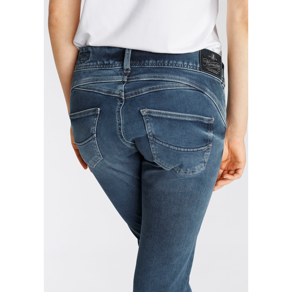 Herrlicher Slim-fit-Jeans »GILA SLIM ORGANIC DENIM«, Nachhaltige Premium-Qualität enthält recyceltes Material