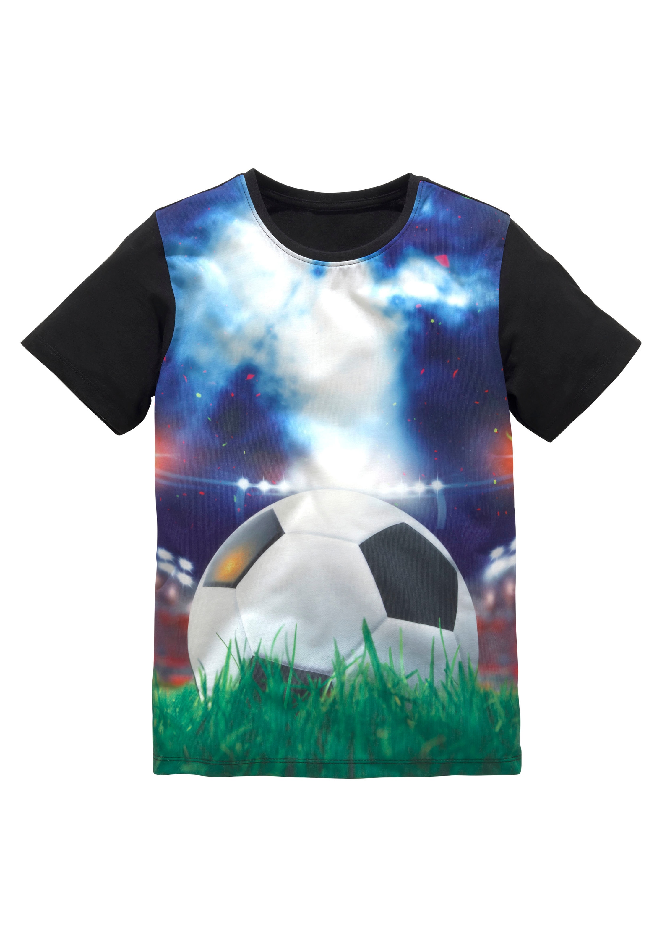 T-Shirt »FUSSBALL«, mit coolem Fotodruck