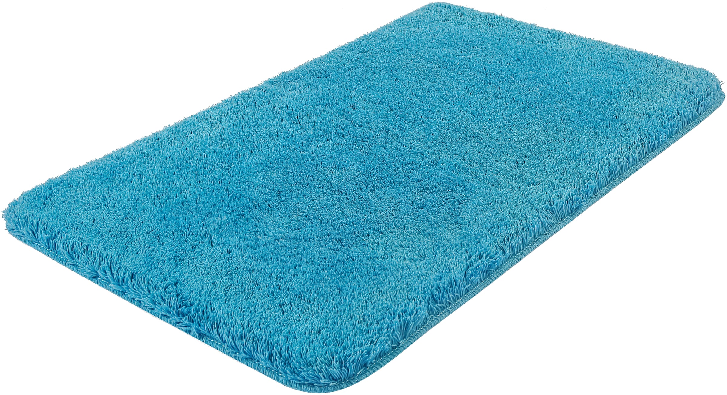 my home Badematte »Merida, Badvorleger, Badezimmer Teppich« Höhe 32 mm rutschhemmend beschichtet fussbodenheizungsgeeignet | schnell trocknend | strapazierfähig Badteppich, Uni Farben, rechteckig, rund & als 2-tlg. Set erhältlich