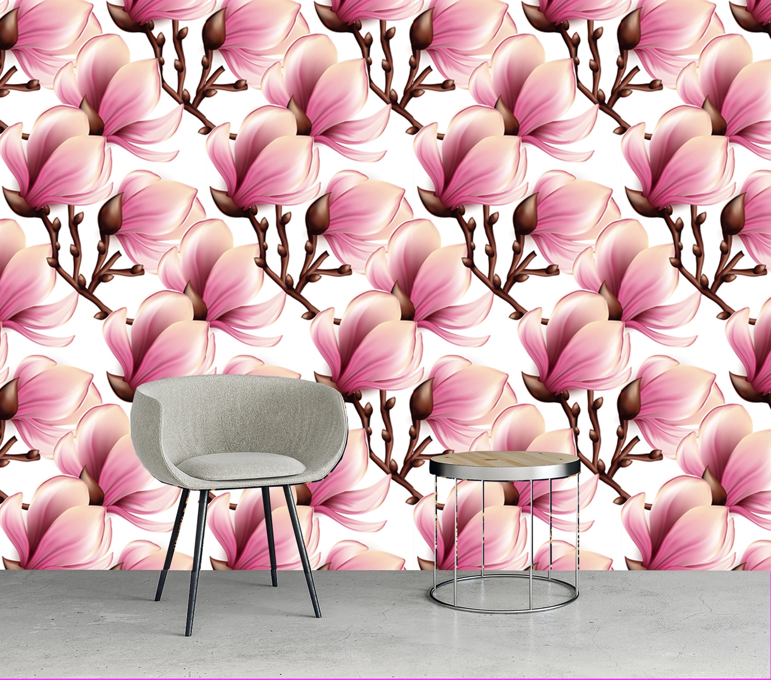 queence Vinyltapete »Bill« Motiv | bedruckt | botanisch | geblümt | gemustert | natürlich glatt 90x250cm, selbstklebend, kinderleichte Anbringung, , Sticker