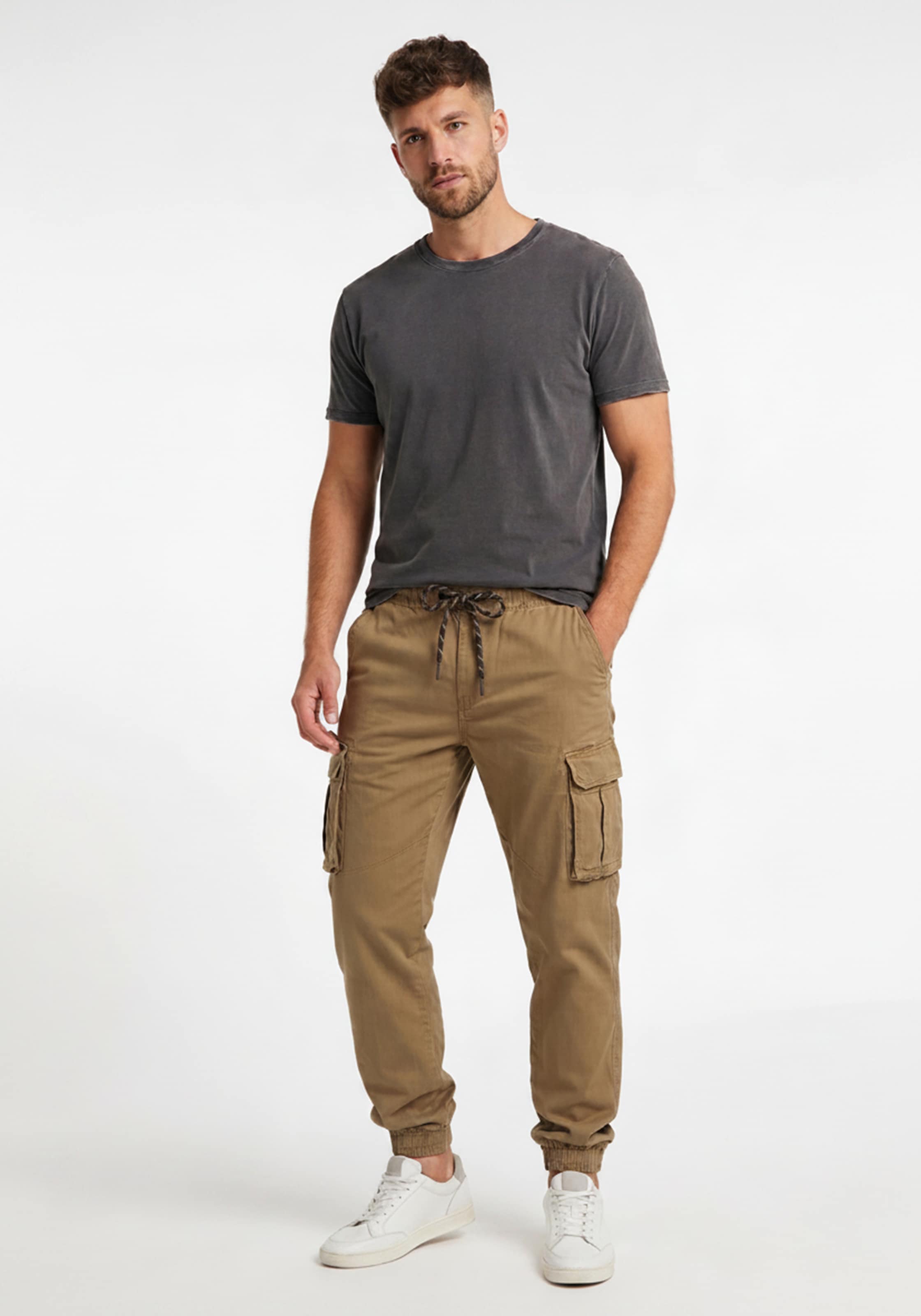 Image of Mans World Cargohose "mit elastischem Bund" bequem, praktisch, lässig