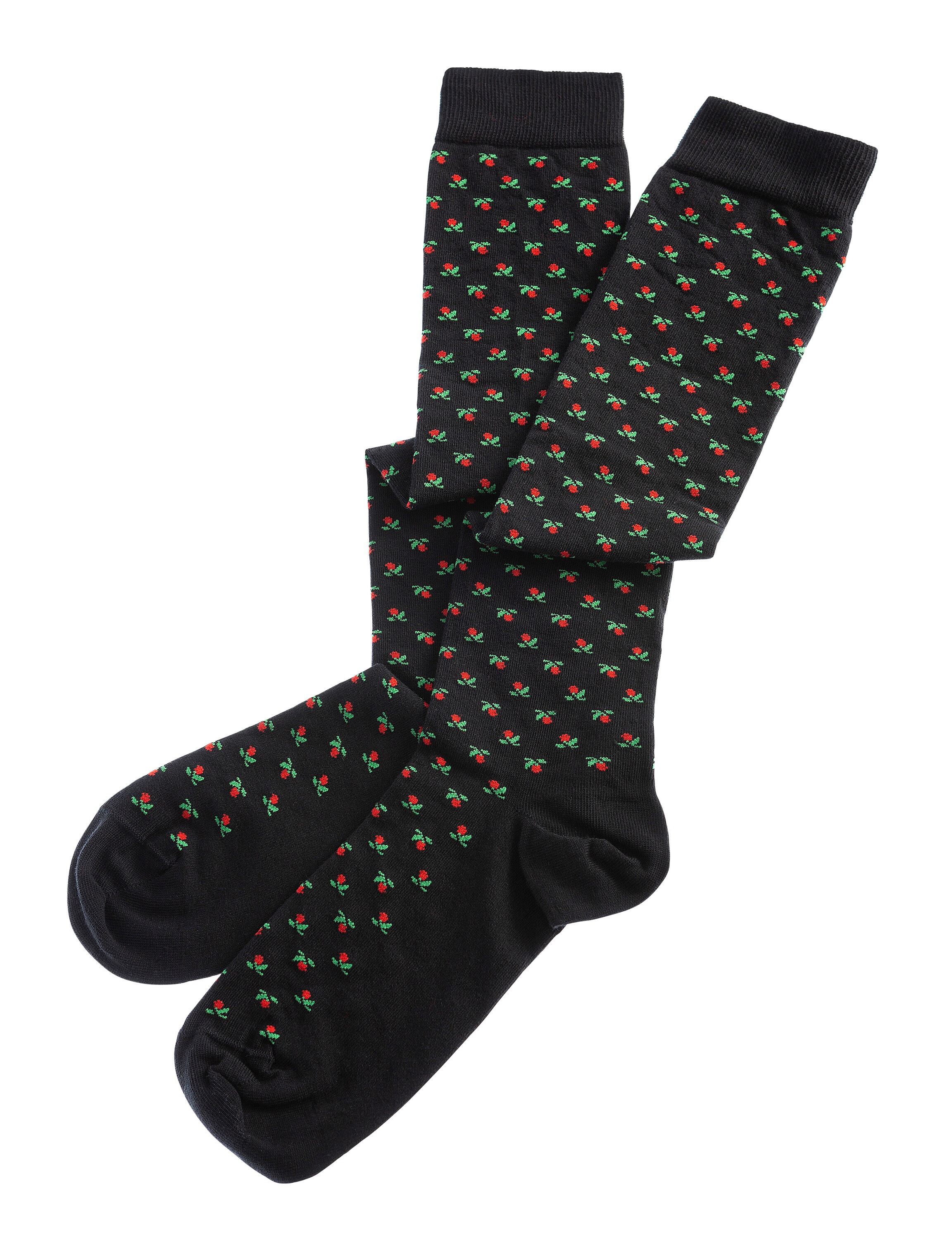 Image of Luise Steiner Trachtensocken, Damen, mit bunten Blümchendessin - Made in Austria bei Ackermann Versand Schweiz