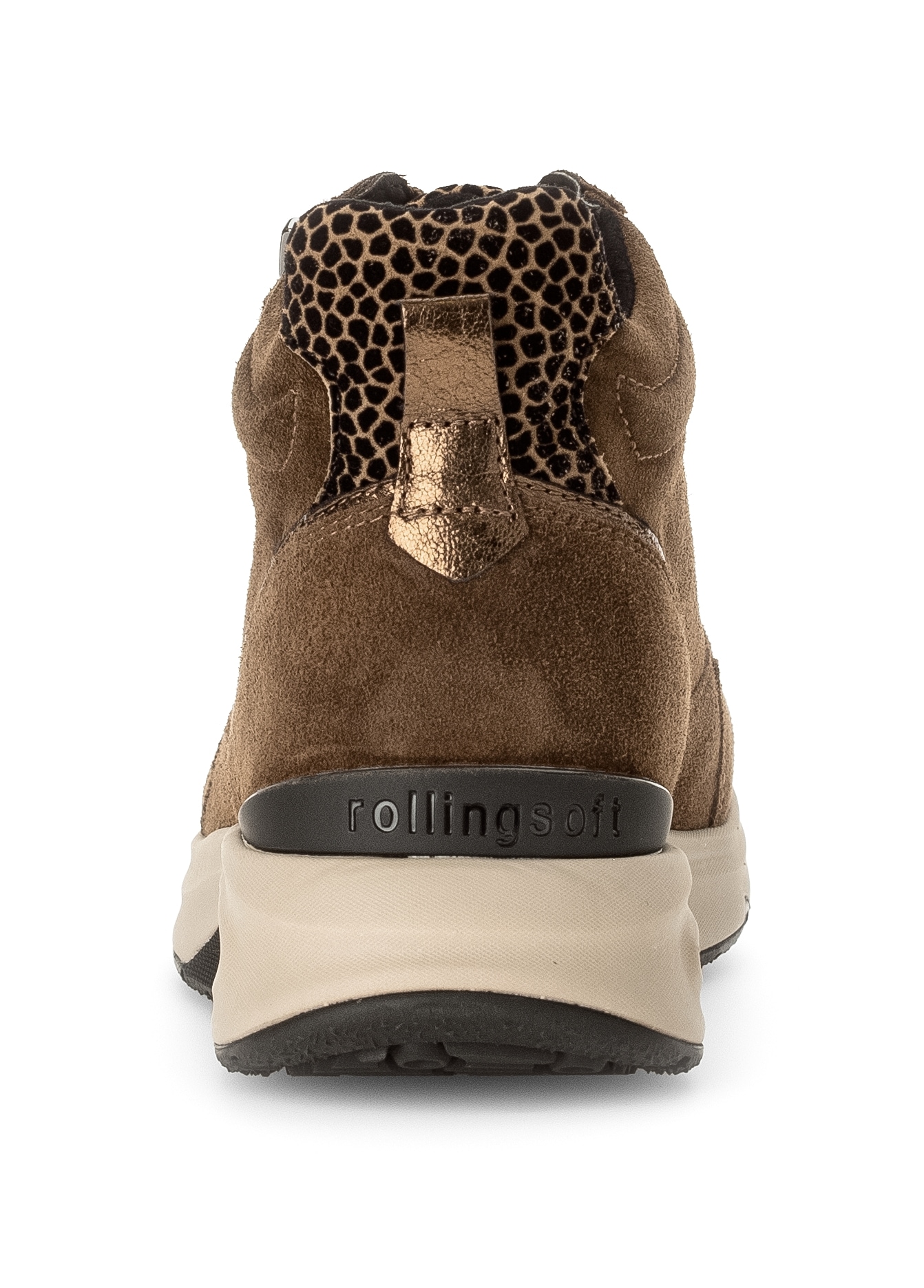 rollingsoft Keilsneaker  , Freizeitschuh, Schnürschuh, Schnürboots mit herausnehmbarem Fussbett