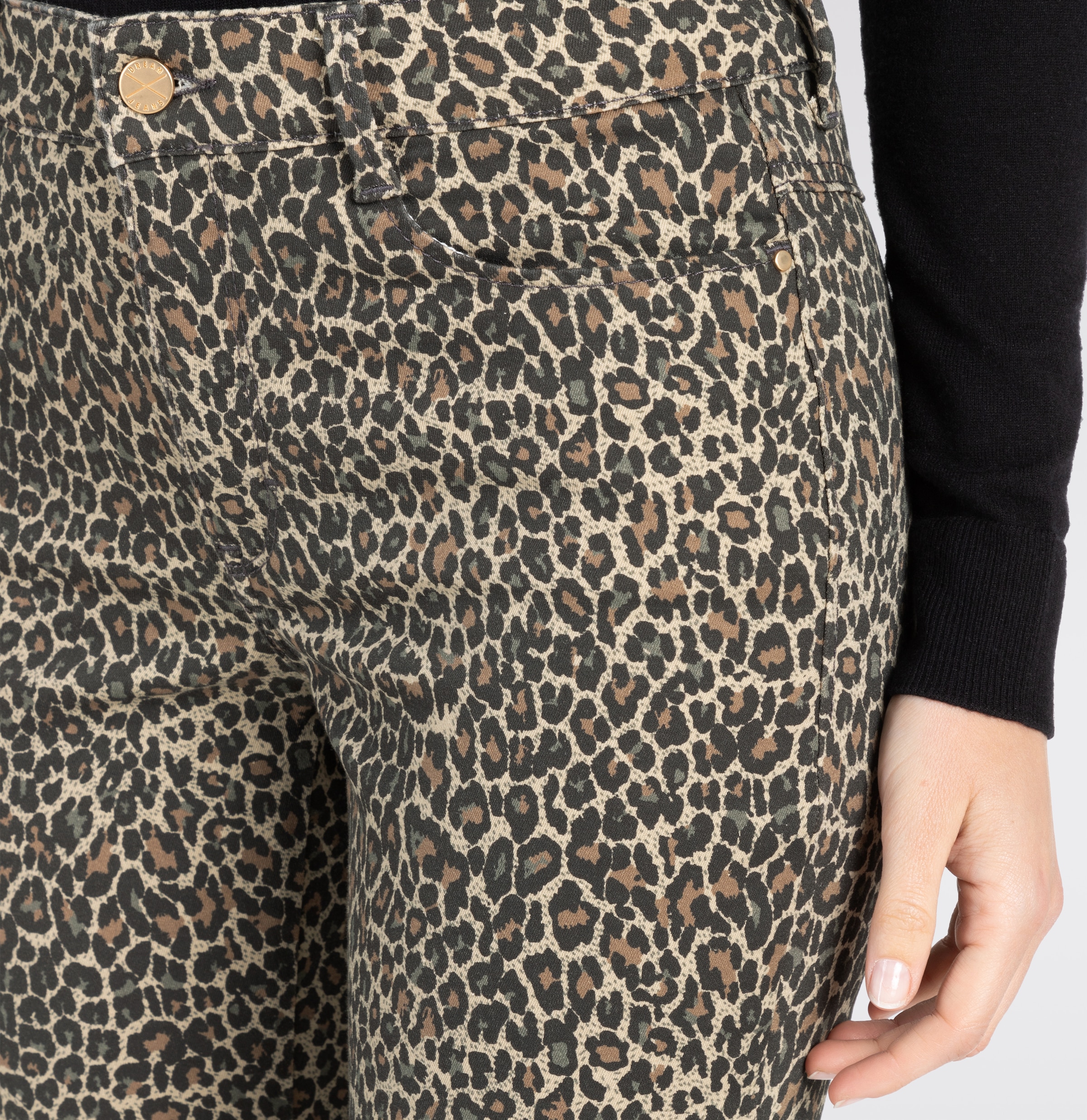 MAC 5-Pocket-Hose »DREAM-LEO«, Slim fit in hochelastischer Qualität