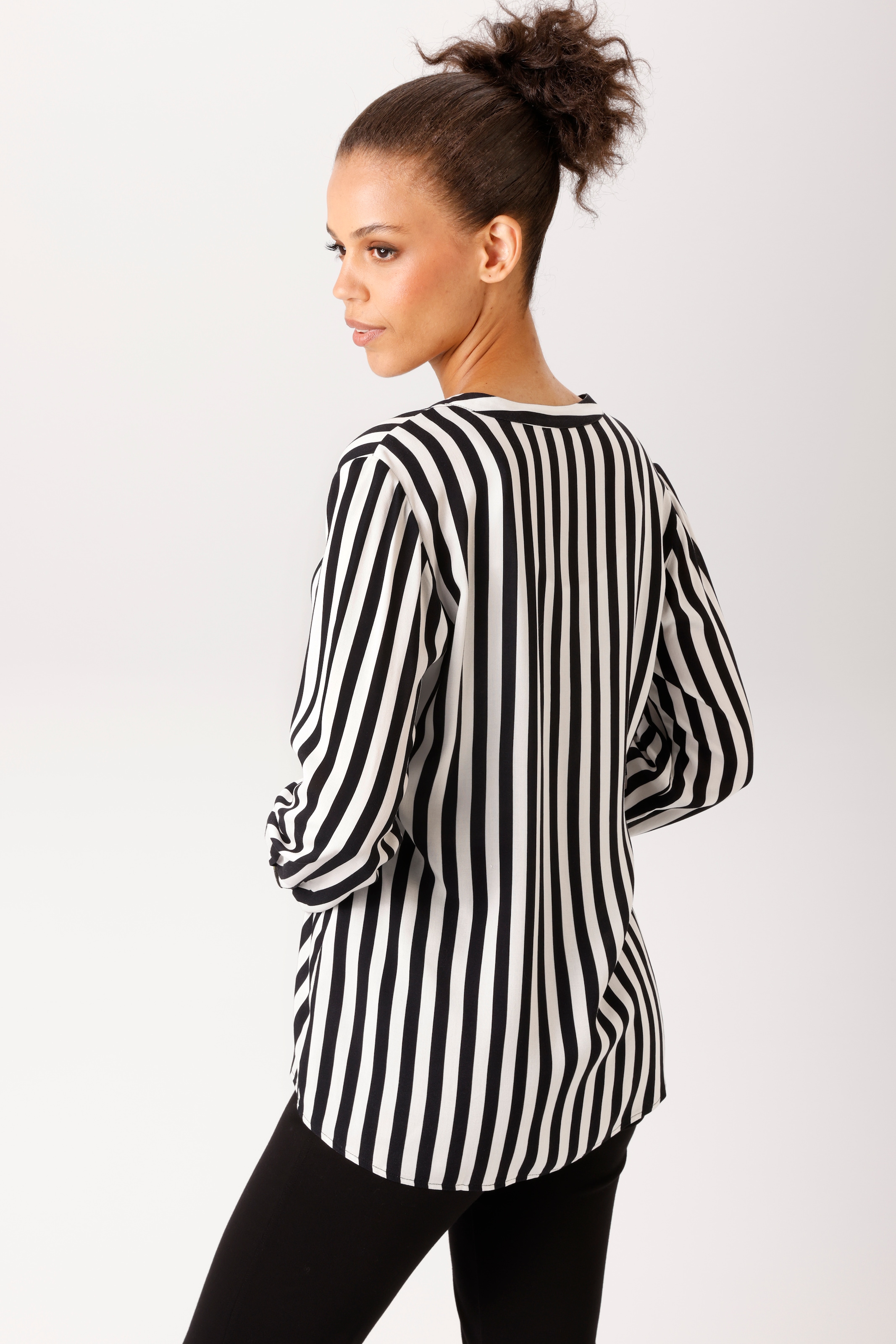 Aniston CASUAL Blouse à enfiler imprimé rayé - NOUVELLE COLLECTION