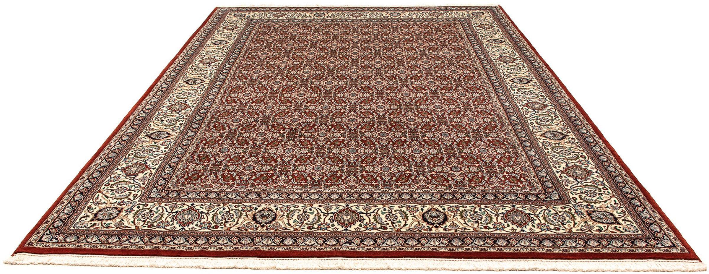 Image of morgenland Orientteppich »Perser - Classic - 344 x 243 cm - dunkelrot«, rechteckig, 10 mm Höhe, Wohnzimmer, Handgeknüpft, Einzelstück mit Zertifikat bei Ackermann Versand Schweiz