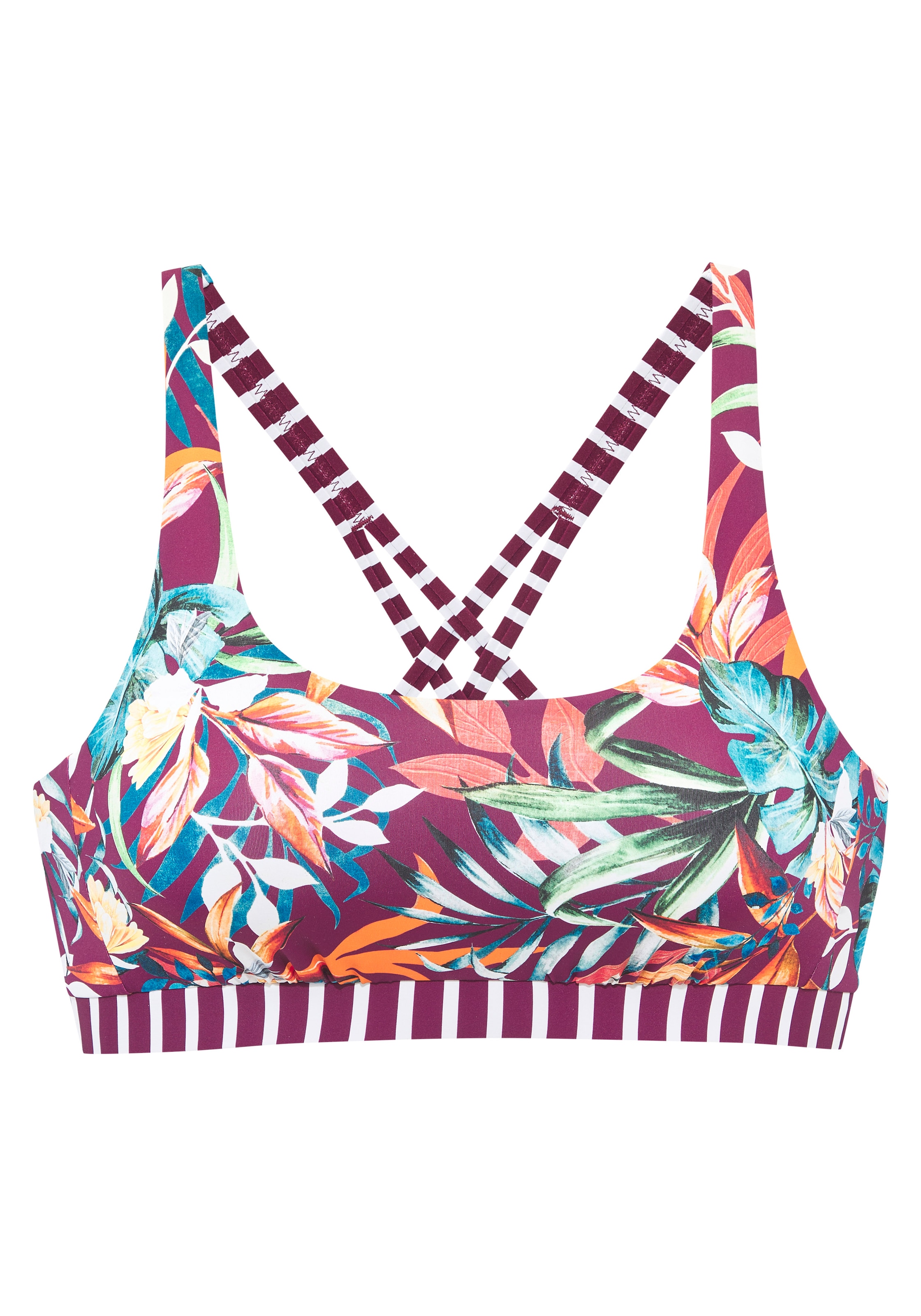 Venice Beach Top bikini bustier »Cadu« im floralen Design