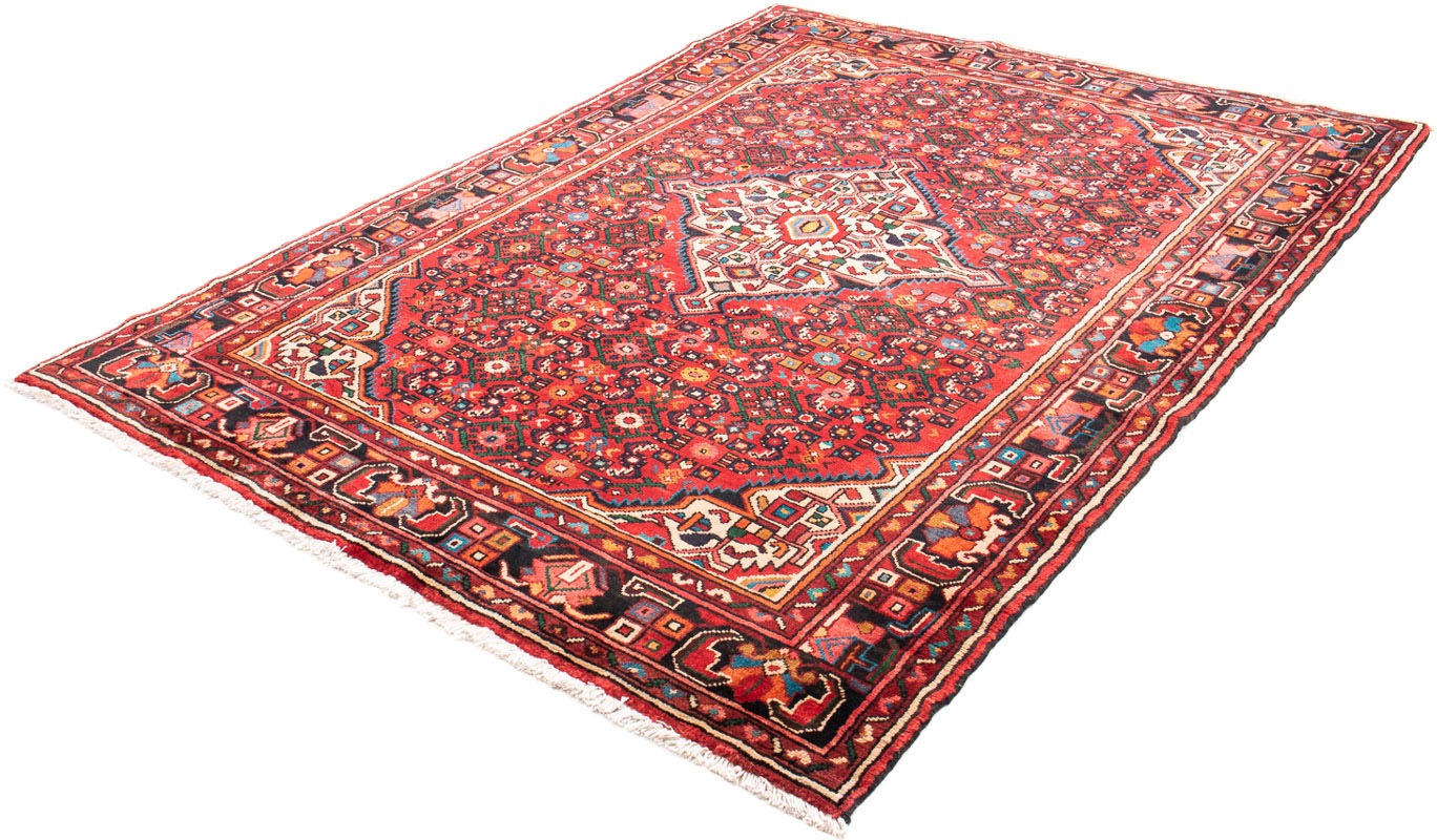 Image of morgenland Orientteppich »Perser - Nomadic - 218 x 156 cm - dunkelrot«, rechteckig, 10 mm Höhe, Wohnzimmer, Handgeknüpft, Einzelstück mit Zertifikat bei Ackermann Versand Schweiz