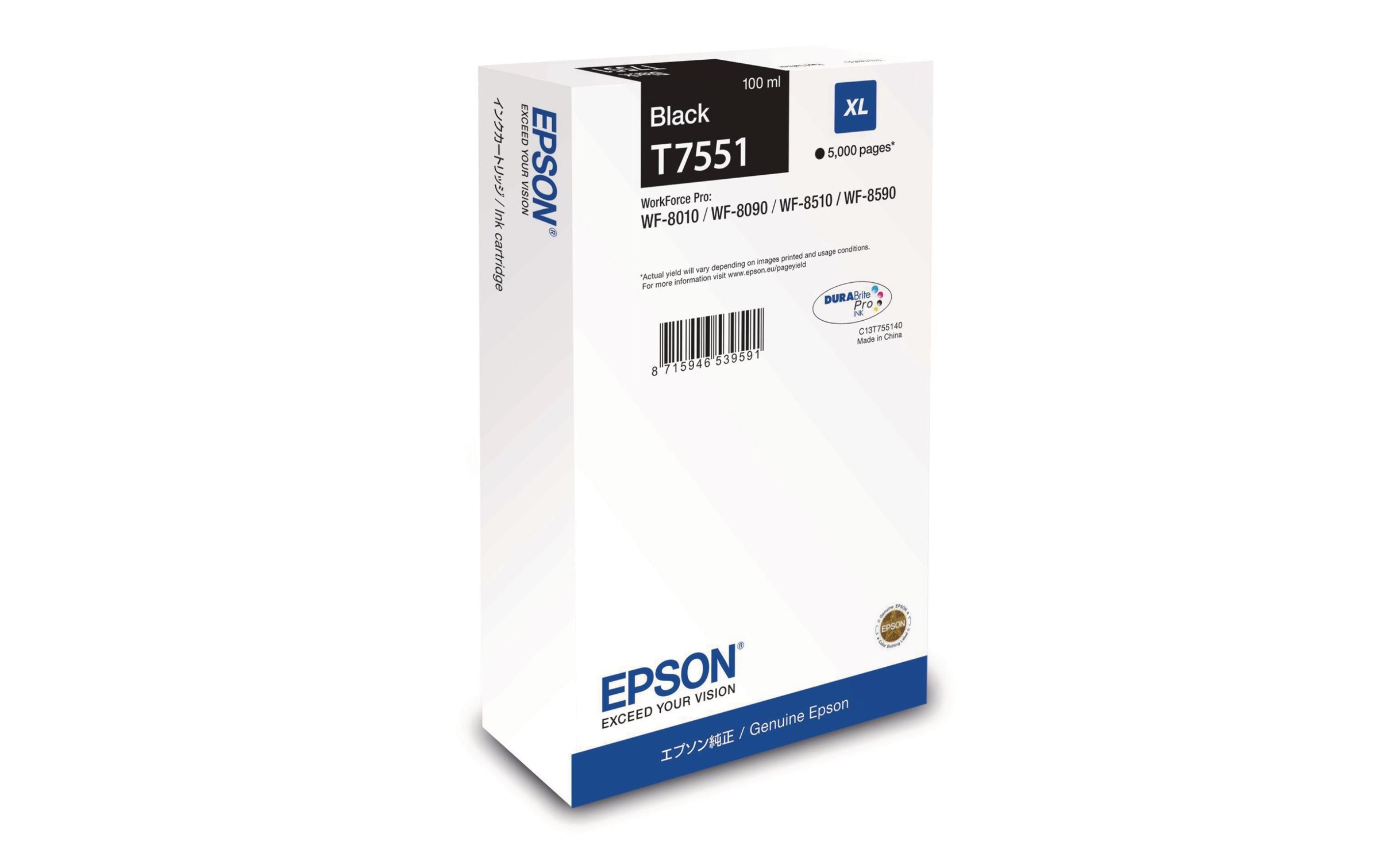 Image of Epson Tonerpatrone »C13T755140 Black« bei Ackermann Versand Schweiz
