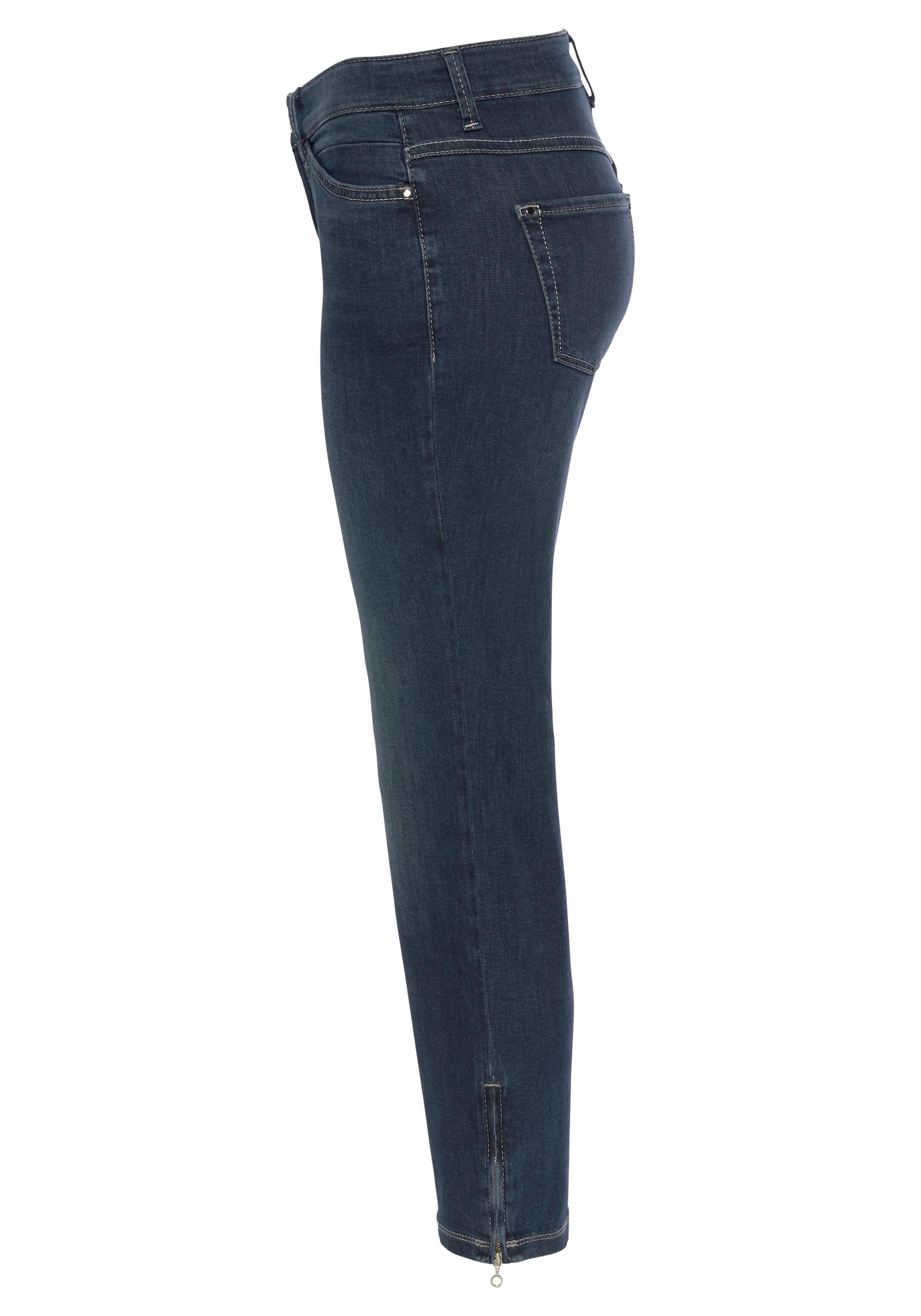 MAC 7/8-Jeans »Dream Chic«, verkürzte Form mit Reissverschluss