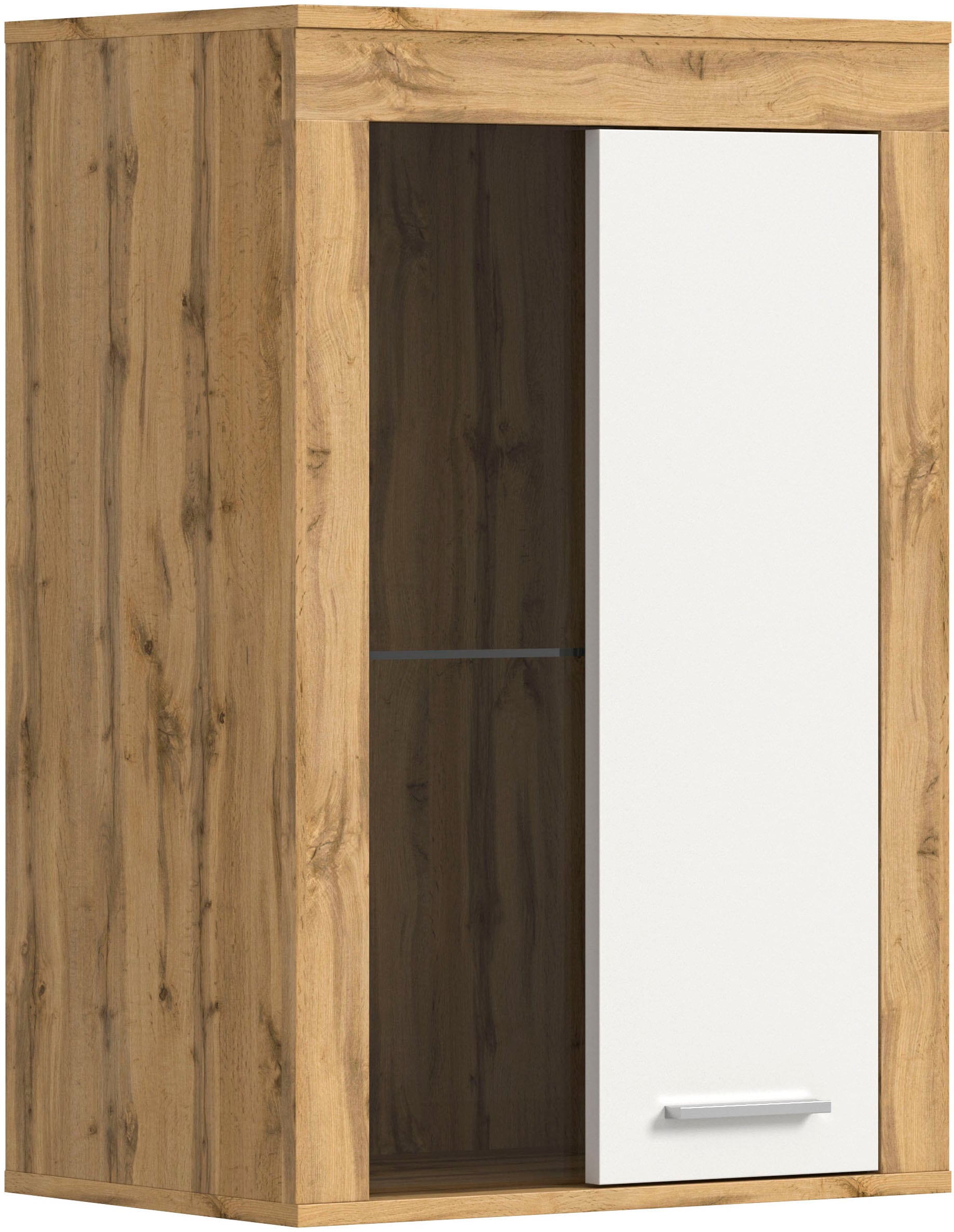 INOSIGN Vitrine »Aosta, Breite 60 cm, stehend oder hängend, in verschiedenen Farben«, Türanschlag wechselbar, 1 Glaseinlegeboden, Hängeeitrine, Standvitrine