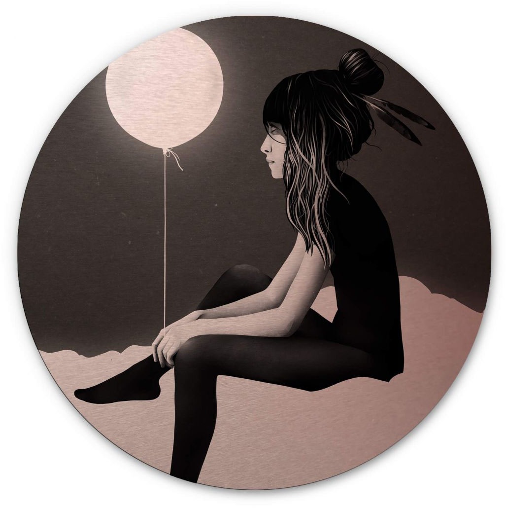 Image of Wall-Art Metallbild »Metallschild Luftballon Rosa«, (1 St.) bei Ackermann Versand Schweiz