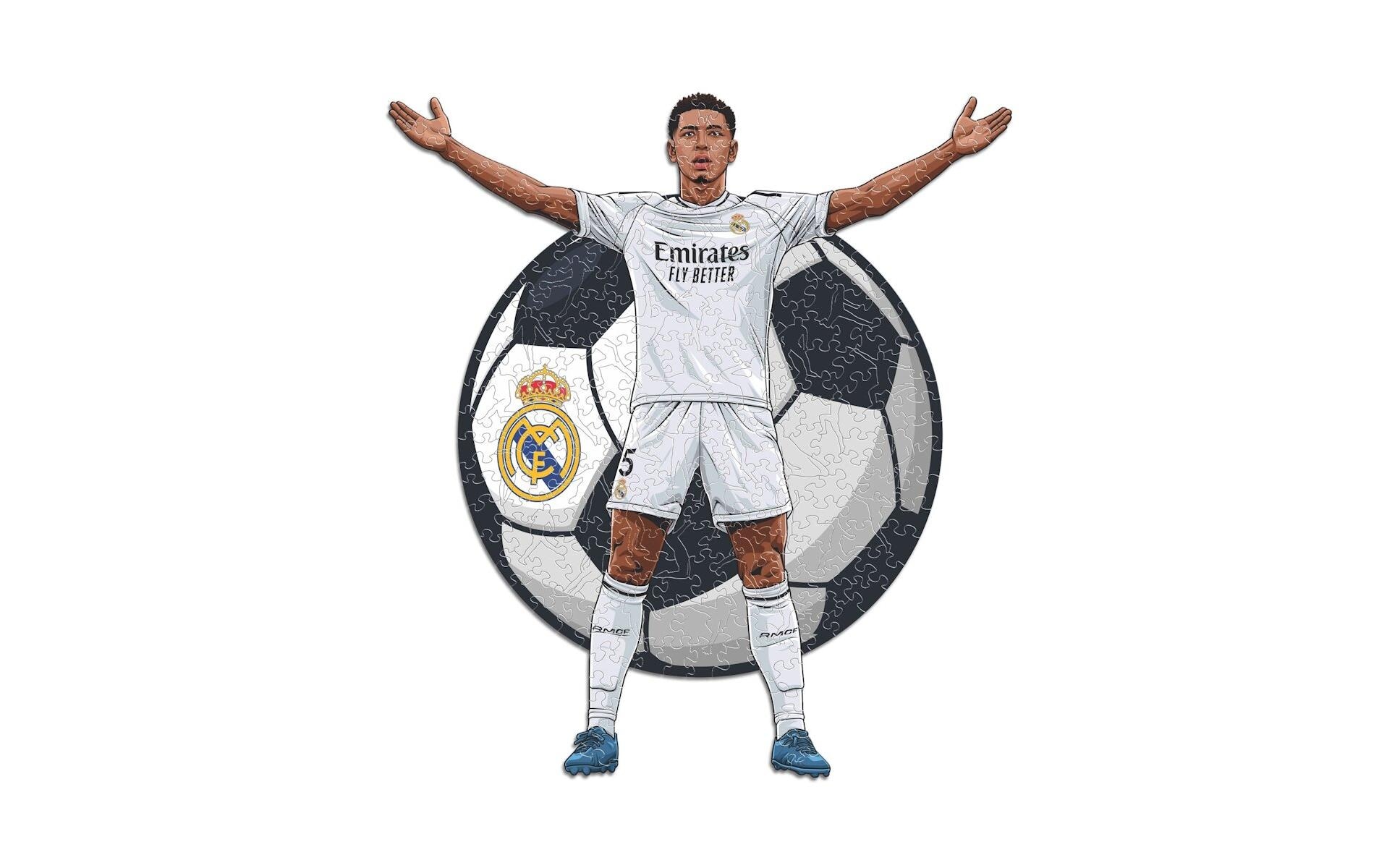   Puzzle »Iconic Jude Bellingham – Real Madrid« Holzart: Birke (Herkunftsland: China)