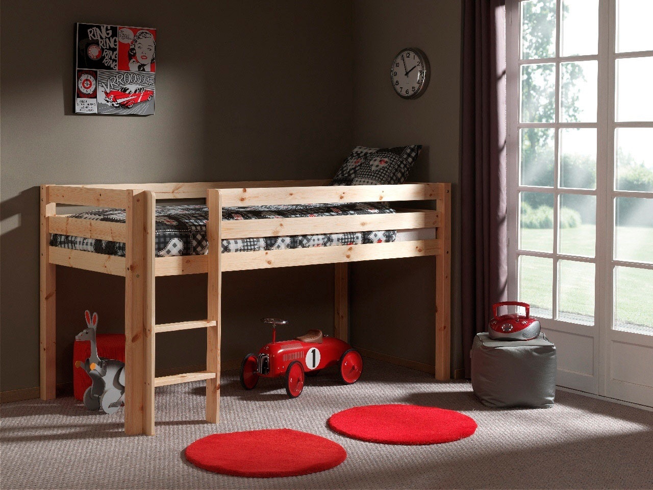 Image of Vipack Hochbett "Pino" Made in Europe