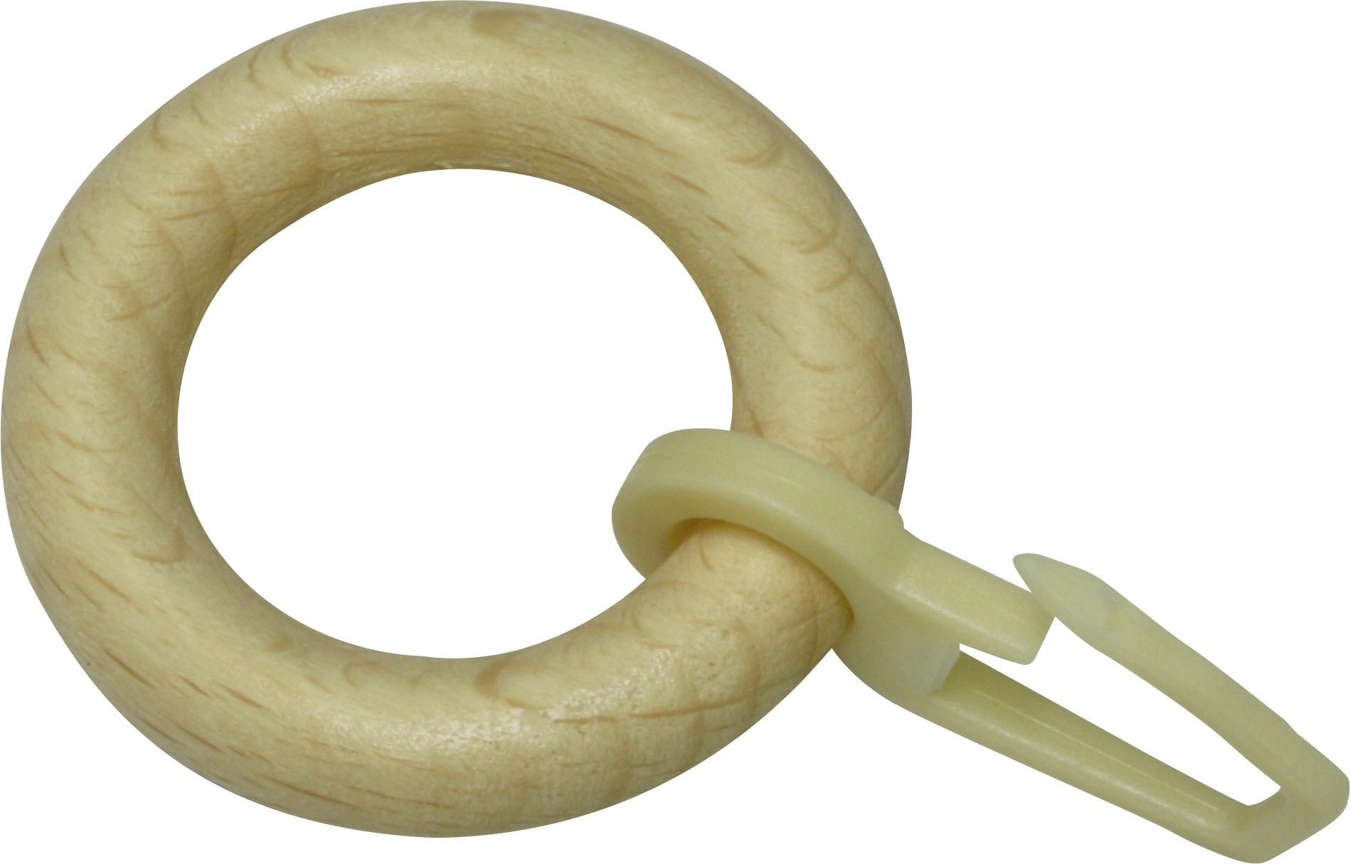 Image of GARDINIA Gardinenring "Montana Holz" Serie Vitragestange Montana Ø 11 mm