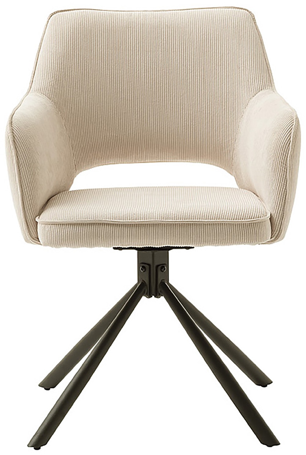 MCA furniture Esszimmerstuhl »LUZON«, Cord, (2er-Set), drehbar 180°, Belastbarkeit 120 kg, Sitzhöhe ca. 50 cm