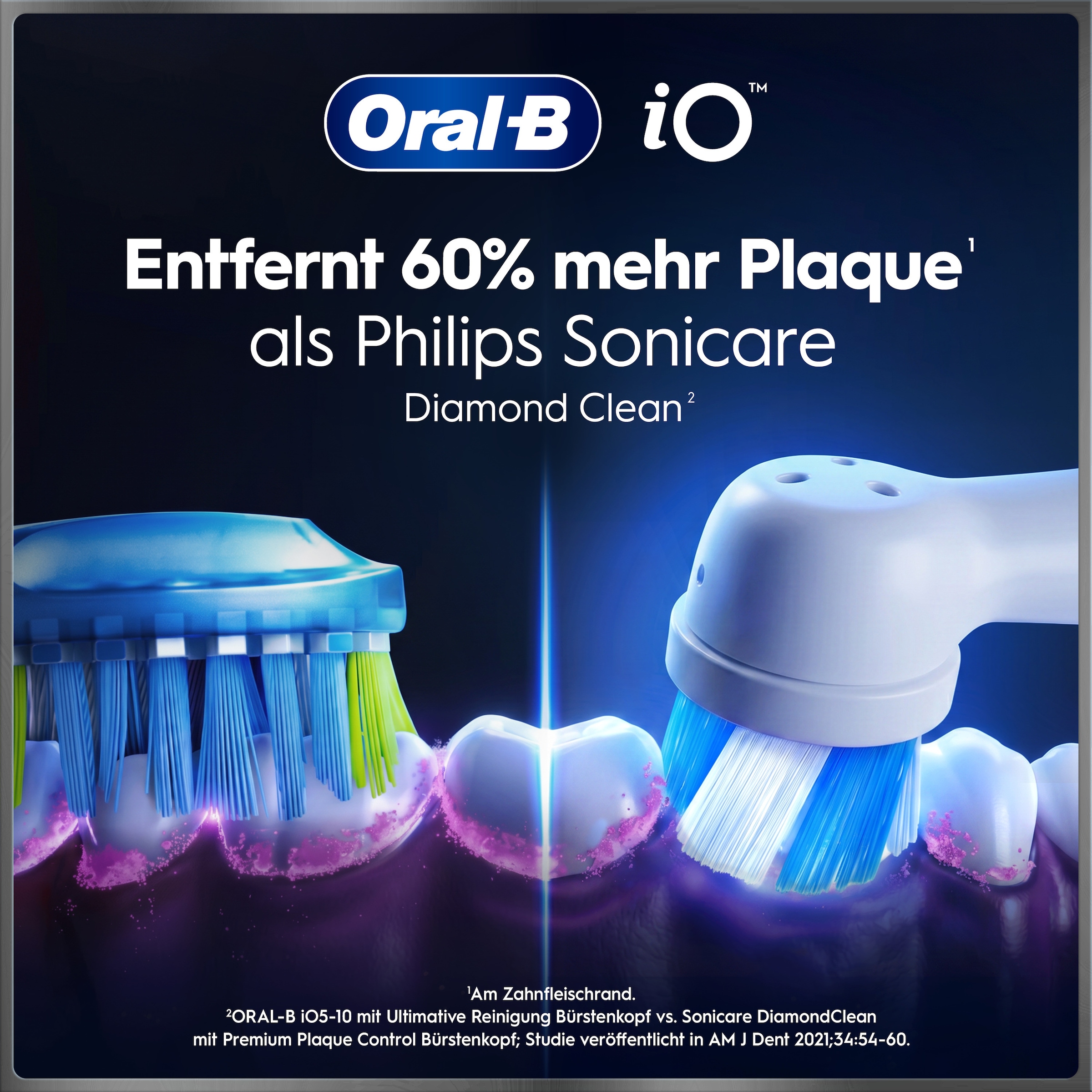Oral-B Elektrische Zahnbürste »iO Series 10« 1 Stk. Aufsteckbürsten inkl. 1 Aufsteckbürste, iO Sense Schnellladestation, Lade-Reise-Etui