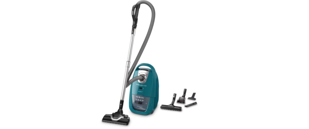 Rowenta Bodenstaubsauger »Silence Force Allergy+ Blau«, 450 W, mit Beutel