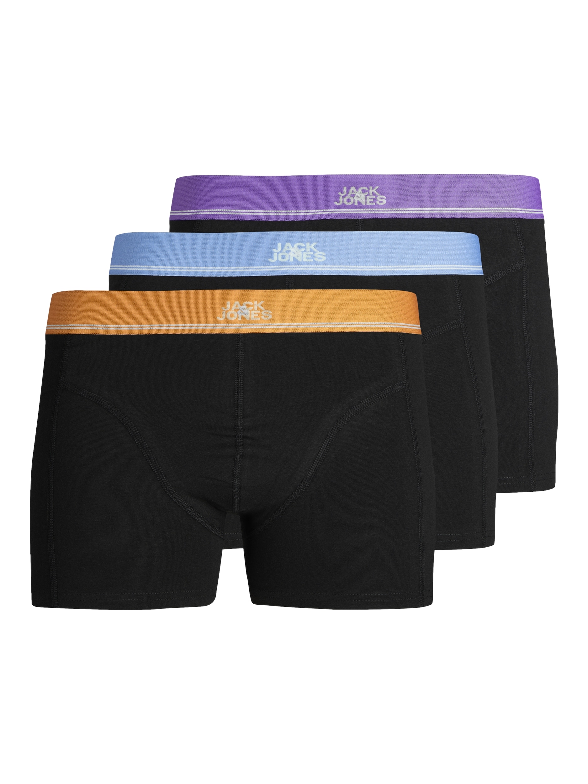 Boxershorts »JACKONGA SOLID TRUNKS 3 PACK«, (Packung, 3 St.)