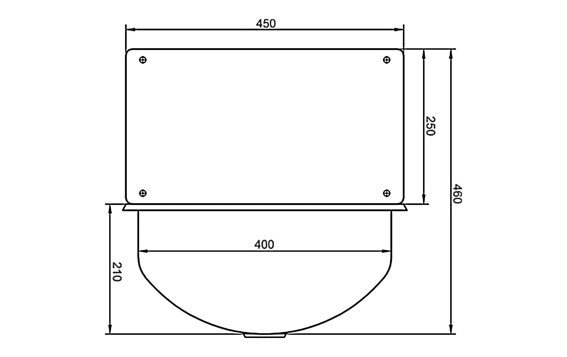 diaqua® Waschbecken »Edelstahl«