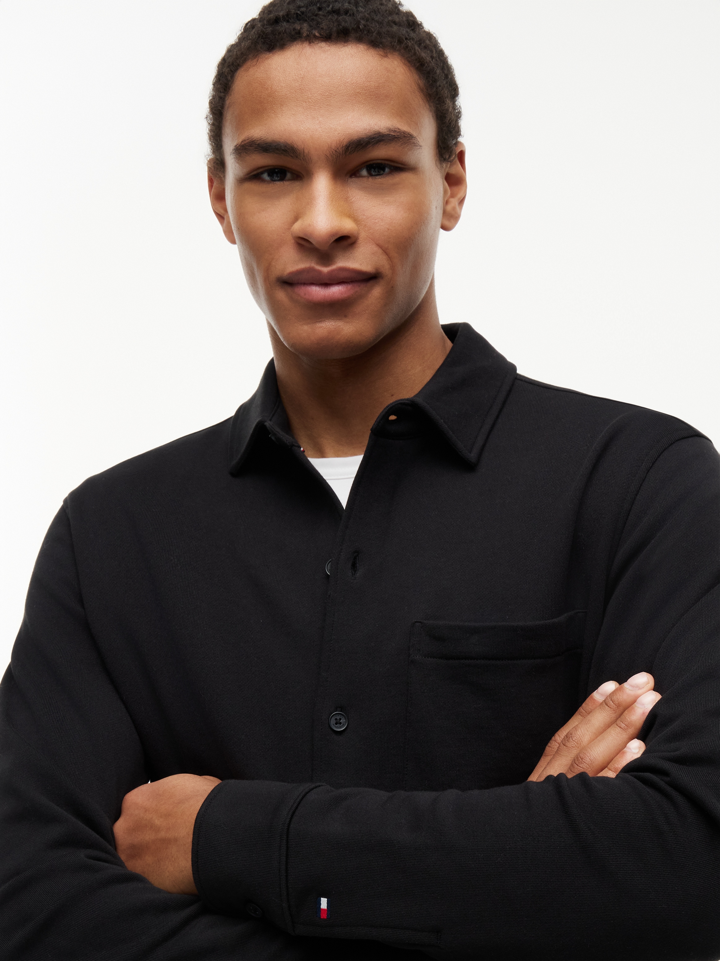 Tommy Hilfiger Veste chemise »ESSENTIAL TERRY OVERSHIRT« en sweat