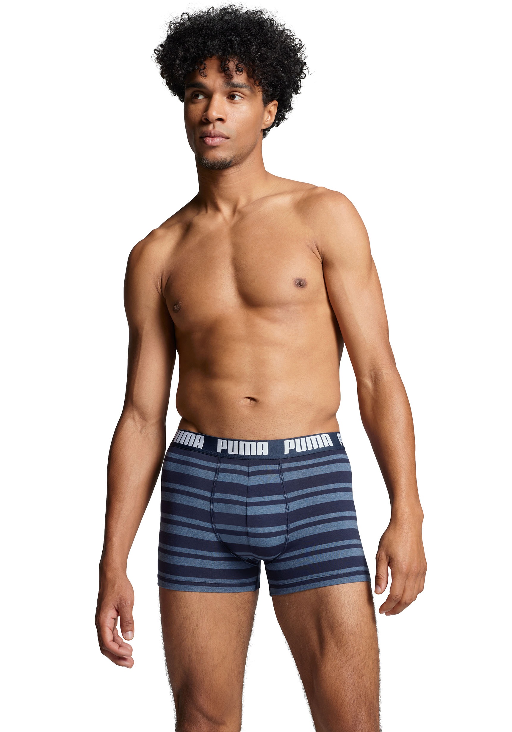 PUMA Boxer, (Packung, 2er-Pack), mit Logo Webbund