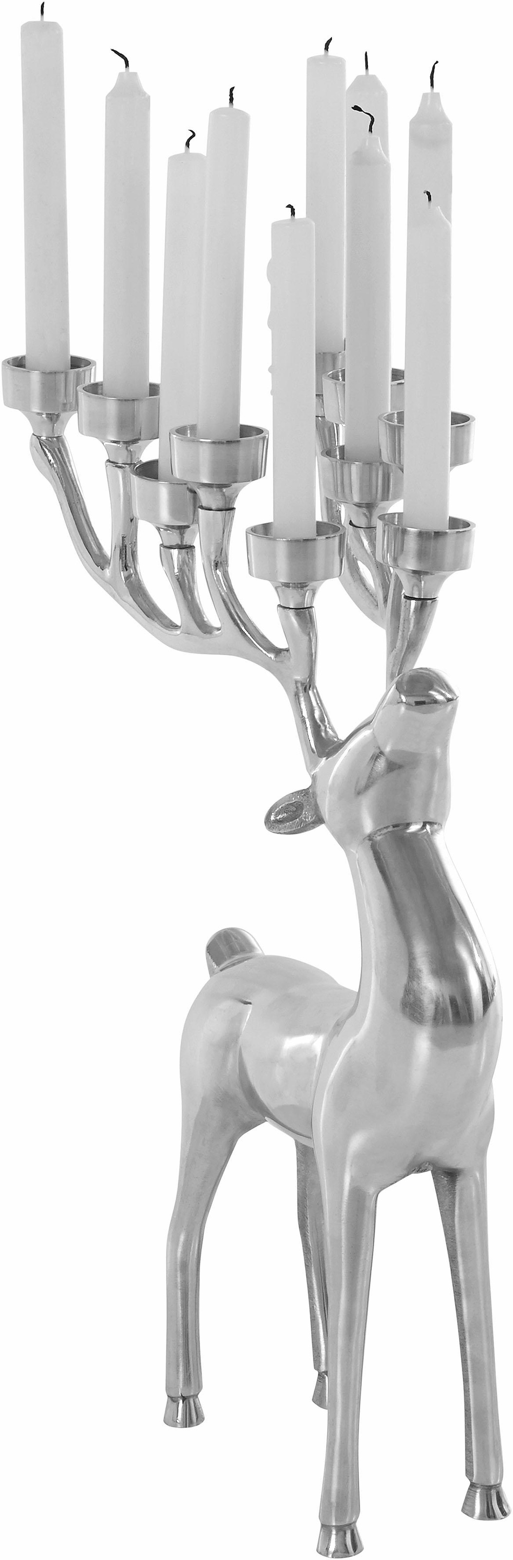 Image of Home affaire Kerzenständer »Hirsch«, hochwertige Handarbeit bei Ackermann Versand Schweiz