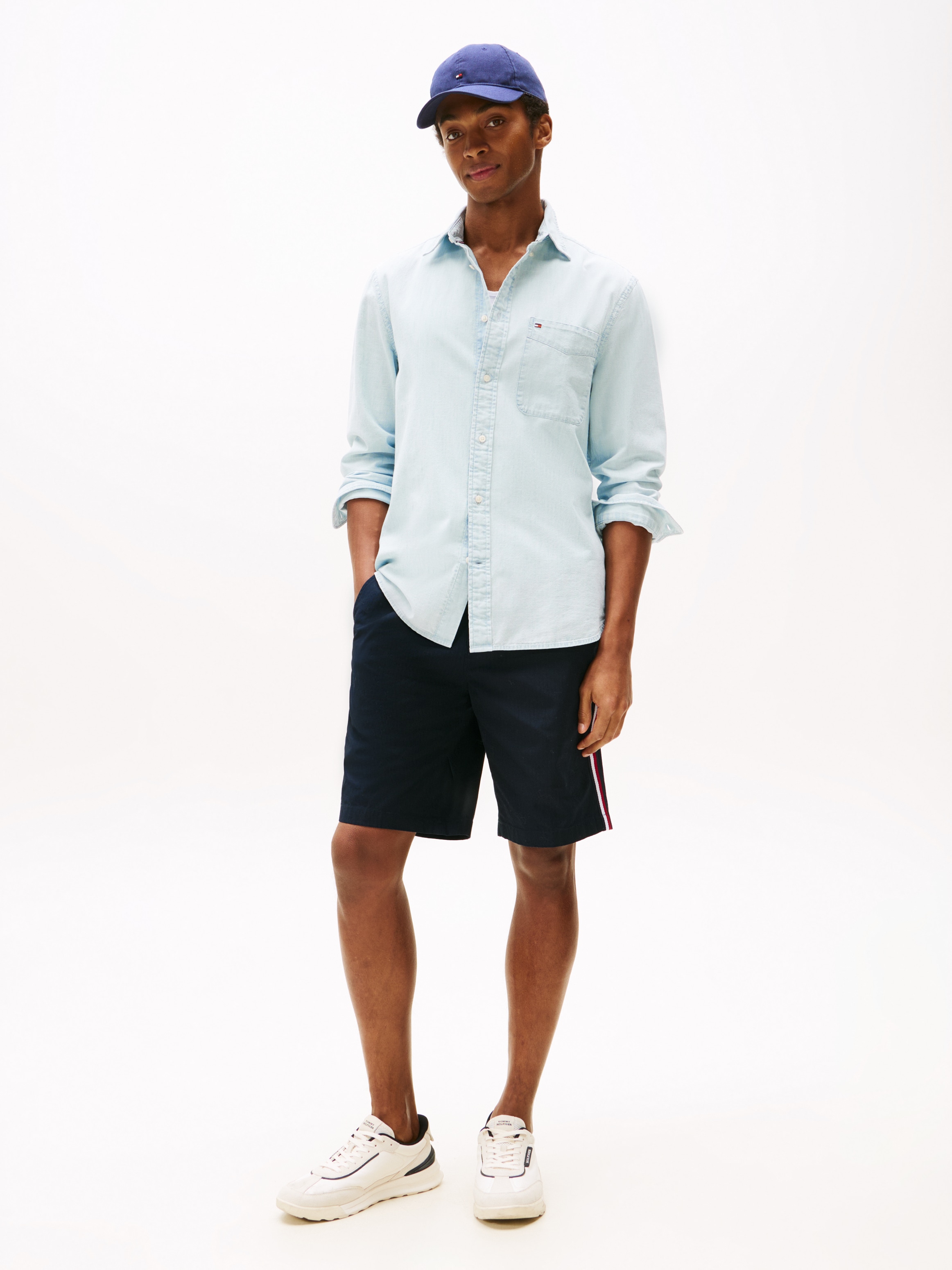 Tommy Hilfiger Langarmhemd »CHAMBRAY POCKET RF SHIRT«