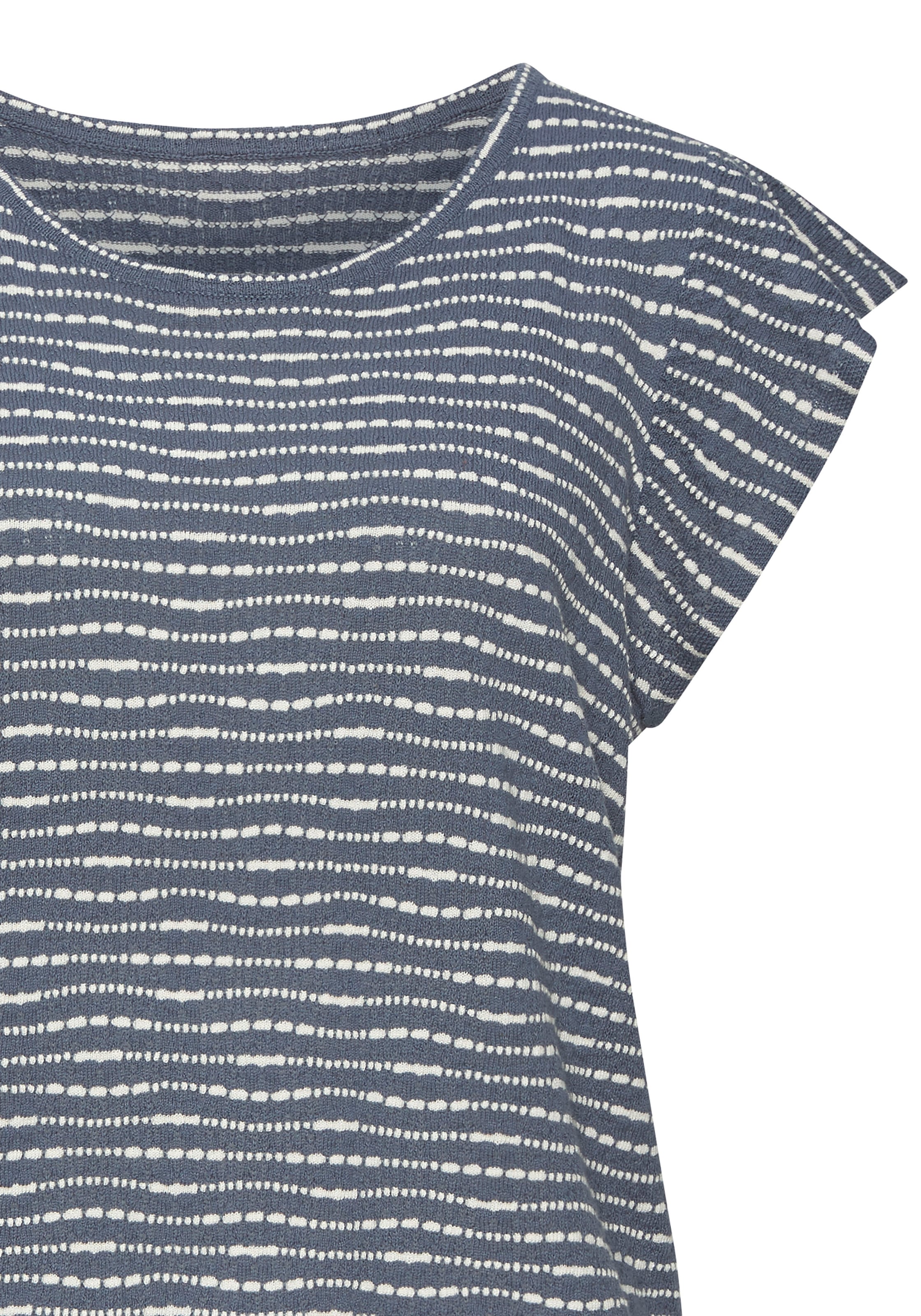 Vivance Rundhalsshirt »mit Flügelärmelchen«, aus leichter Feinstrickqualität
