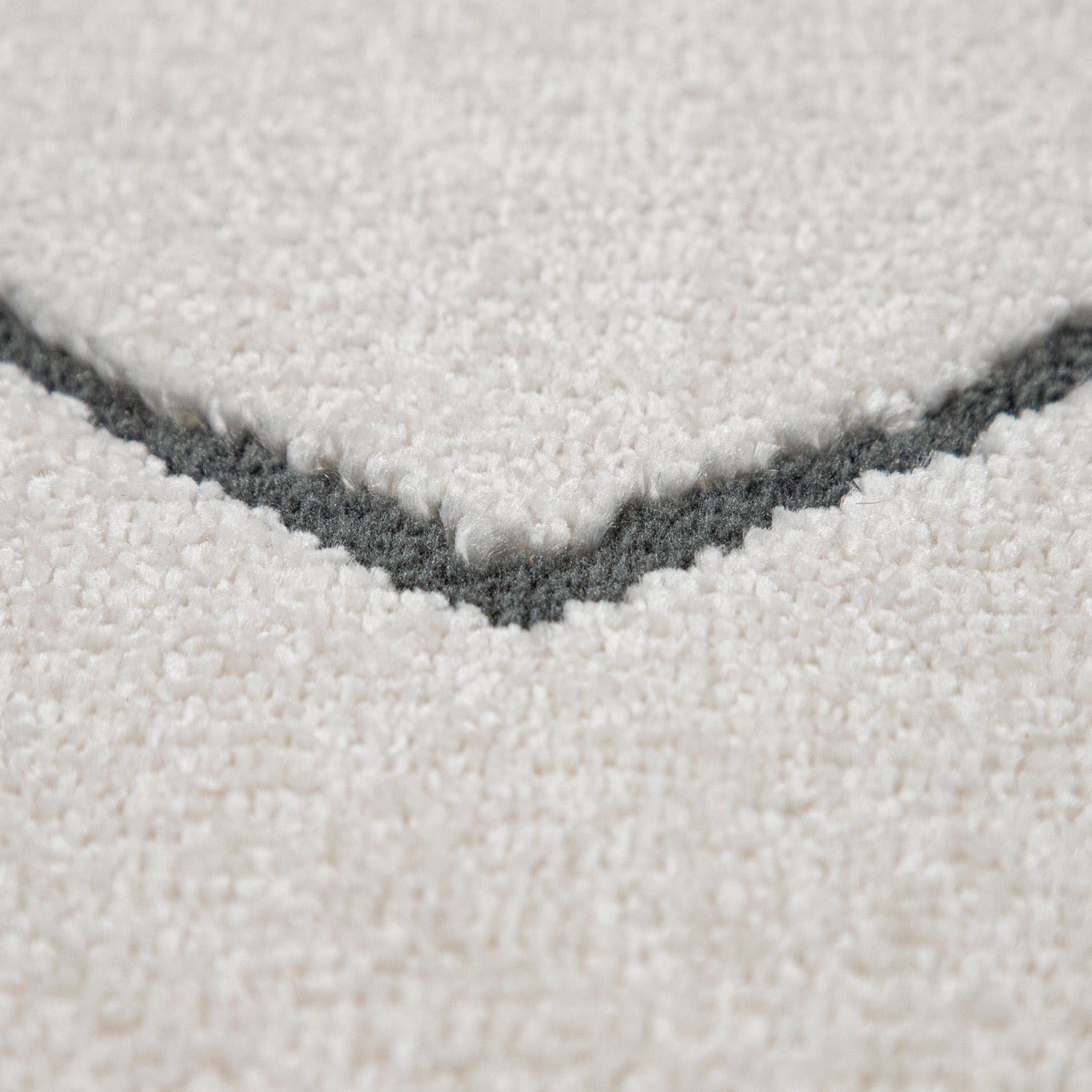 Paco Home Teppich »Haral 785« rund 9 mm Höhe Kurzflor, Scandi Design, Rauten Motiv