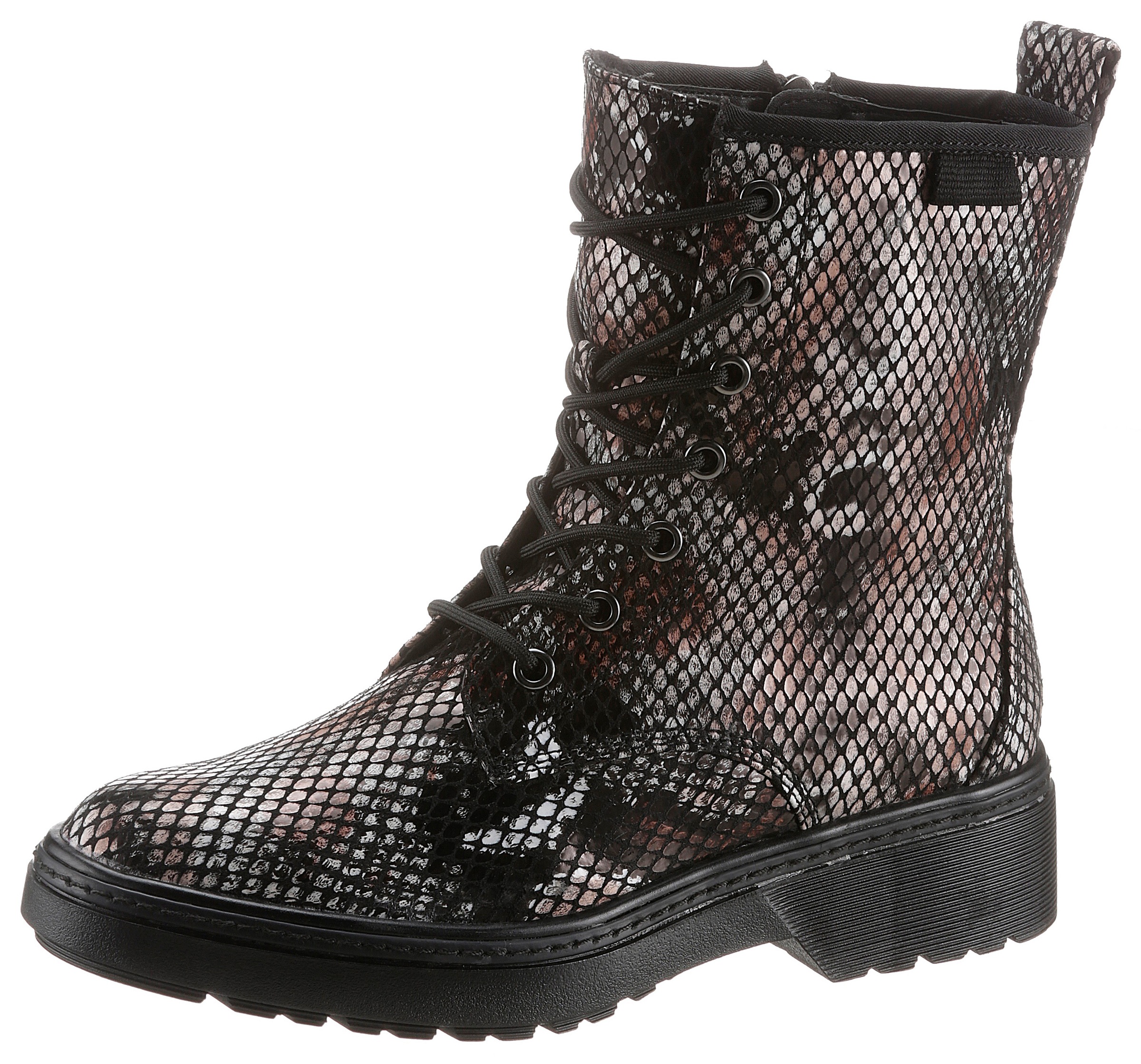 Image of Tamaris Schnürboots, im lässigen Snake-Look bei Ackermann Versand Schweiz