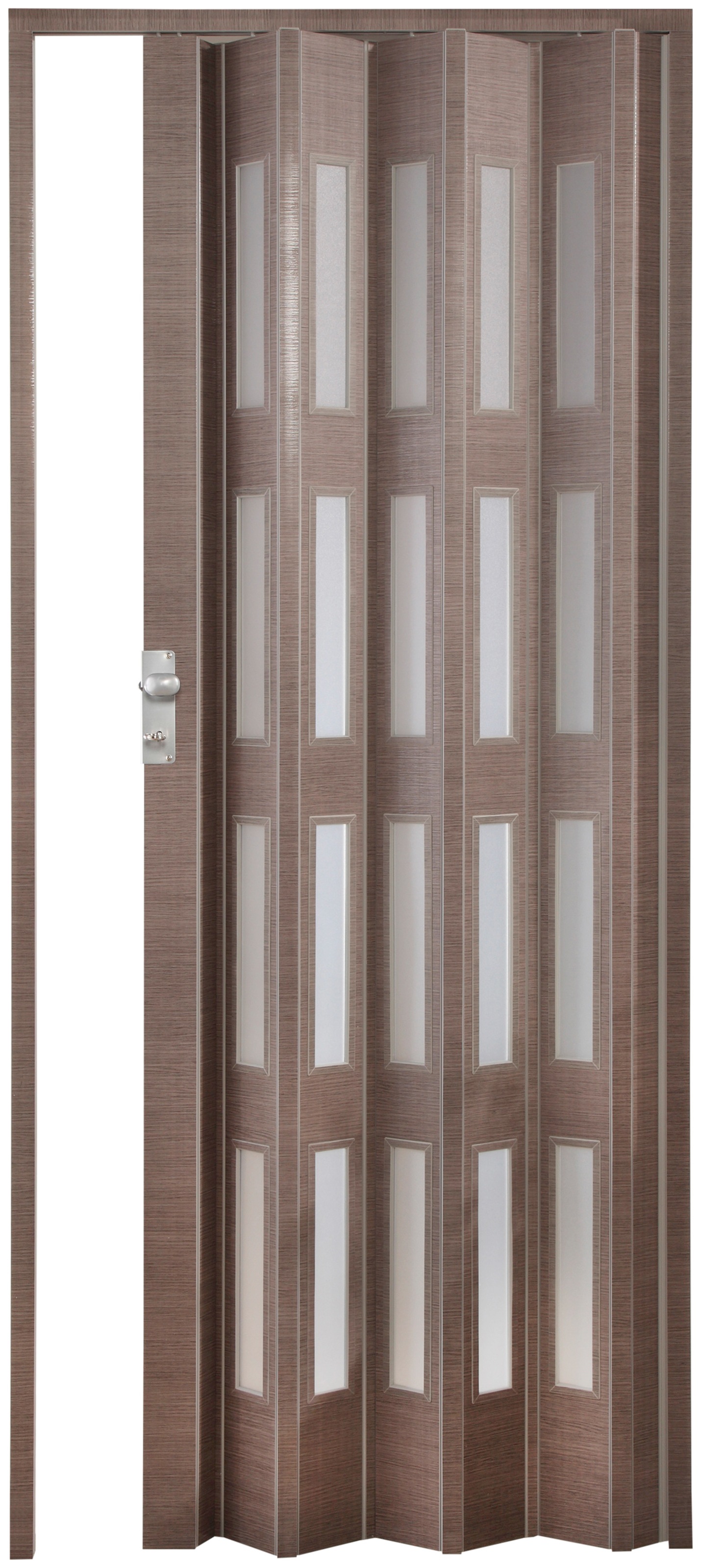 Image of Forte Falttür »Elvira«, eiche taupe, mit 4 satinierten Fenstern bei Ackermann Versand Schweiz