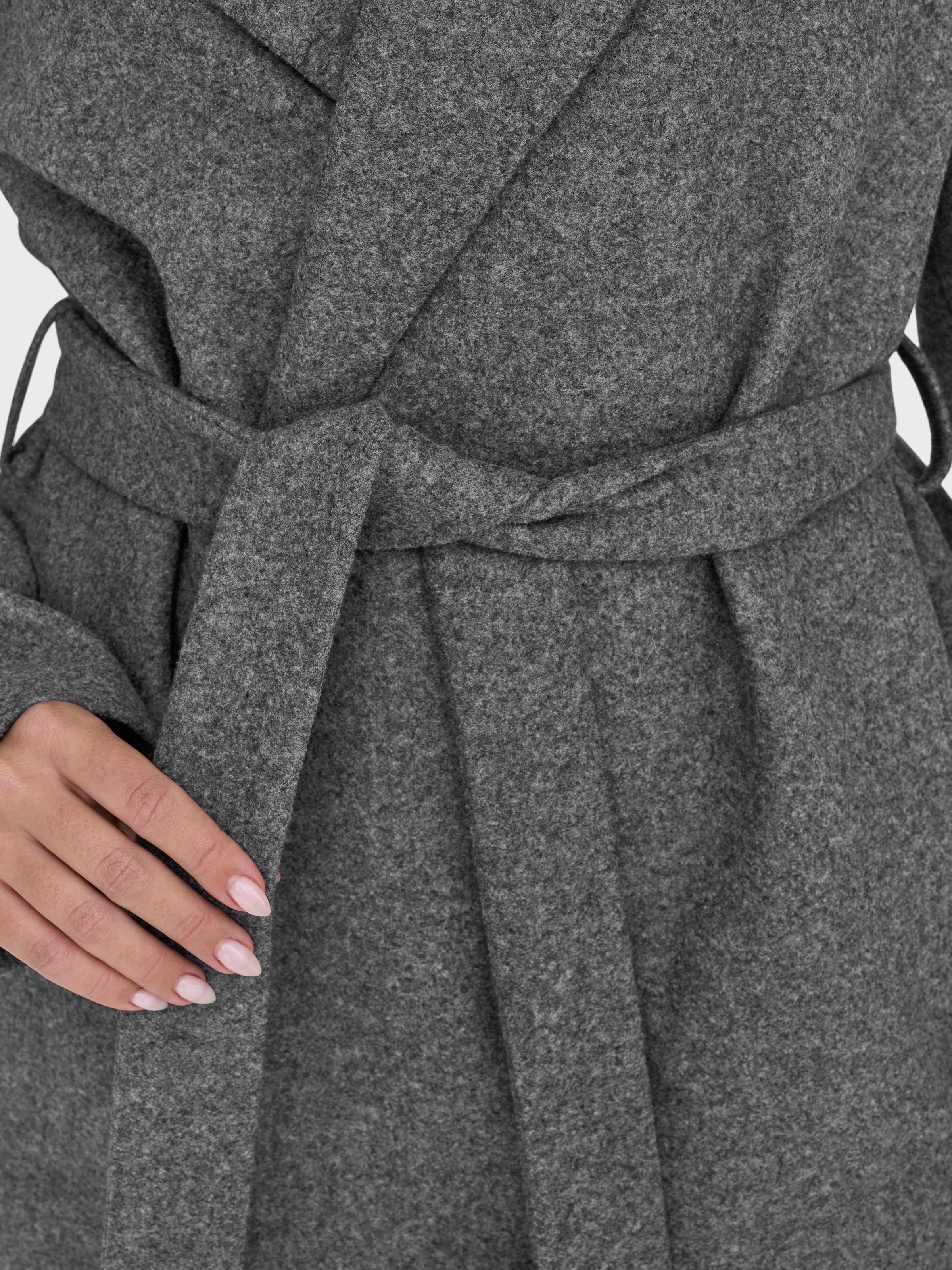 ONLY Kurzmantel »ONLALVILDA LIFE SHORT WRAP COAT OTW«