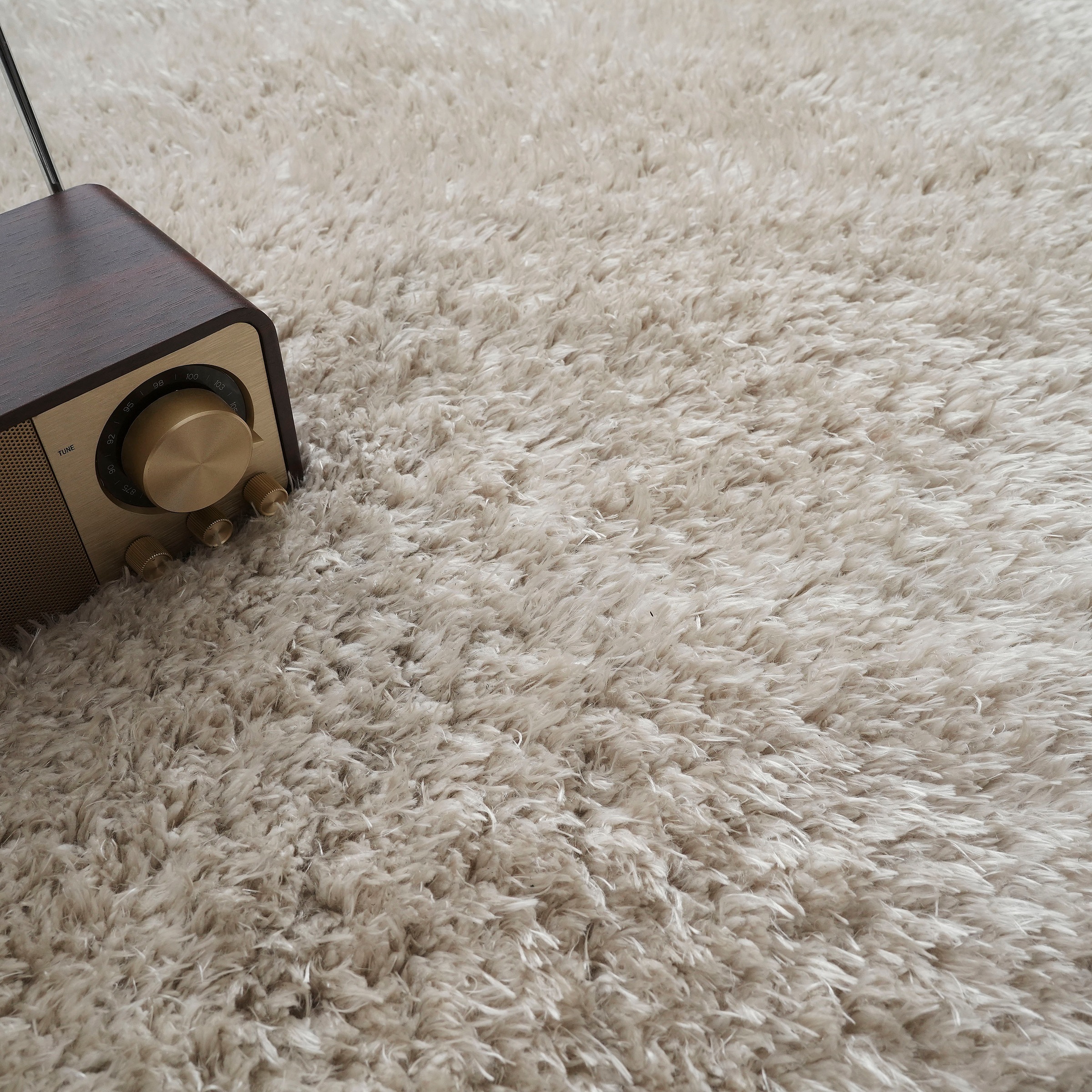 my home Hochflor-Teppich »Micro Shaggy, aus weicher Mikrofaser«, rechteckig, 53 mm Höhe, weich, flauschig, Uni-Farben, Wohnzimmer, Schlafzimmer, Kinderzimmer