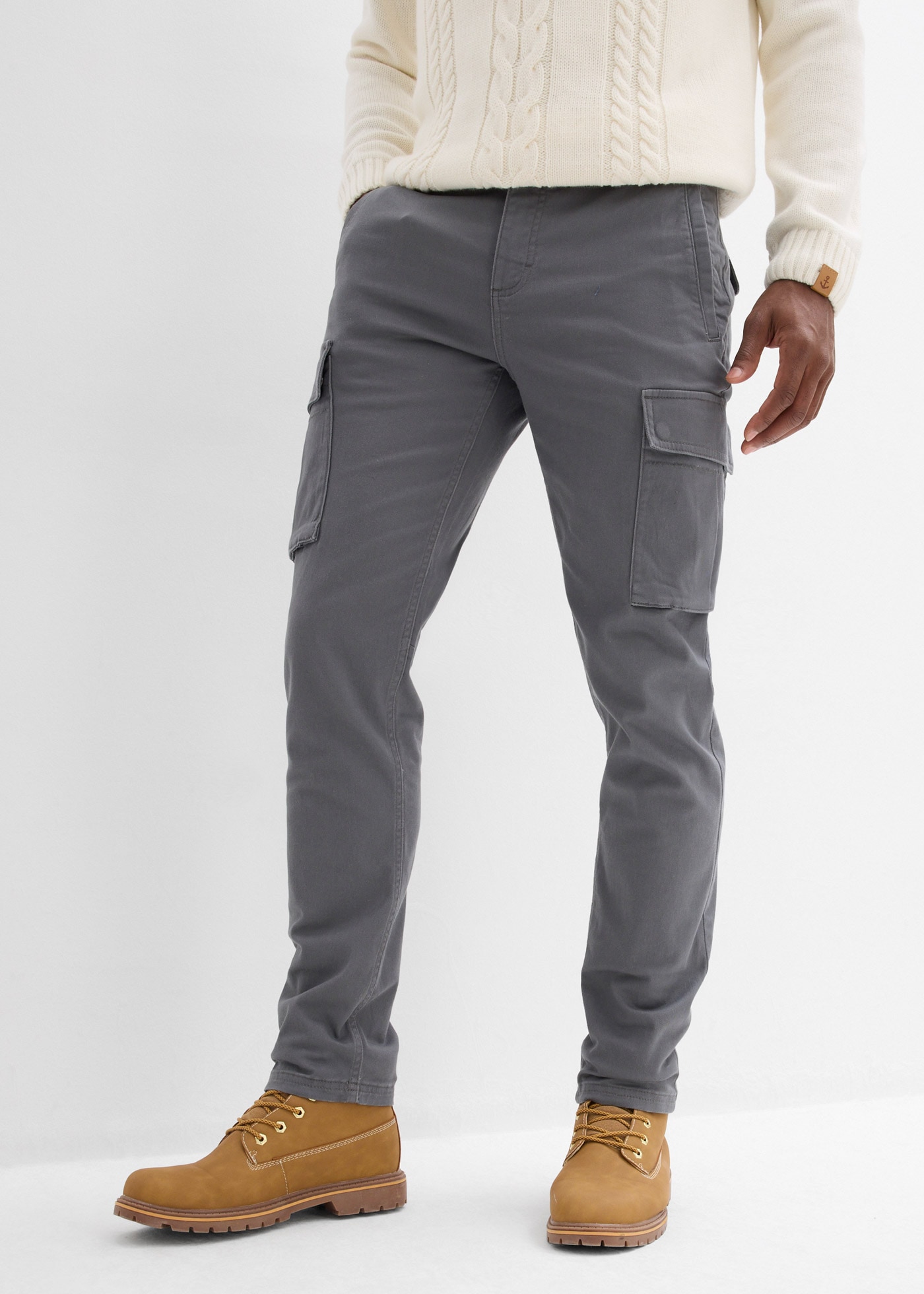 Image of bonprix Stretch-Hose aus Baumwolle und Elasthan, Regular Fit, gerades Bein