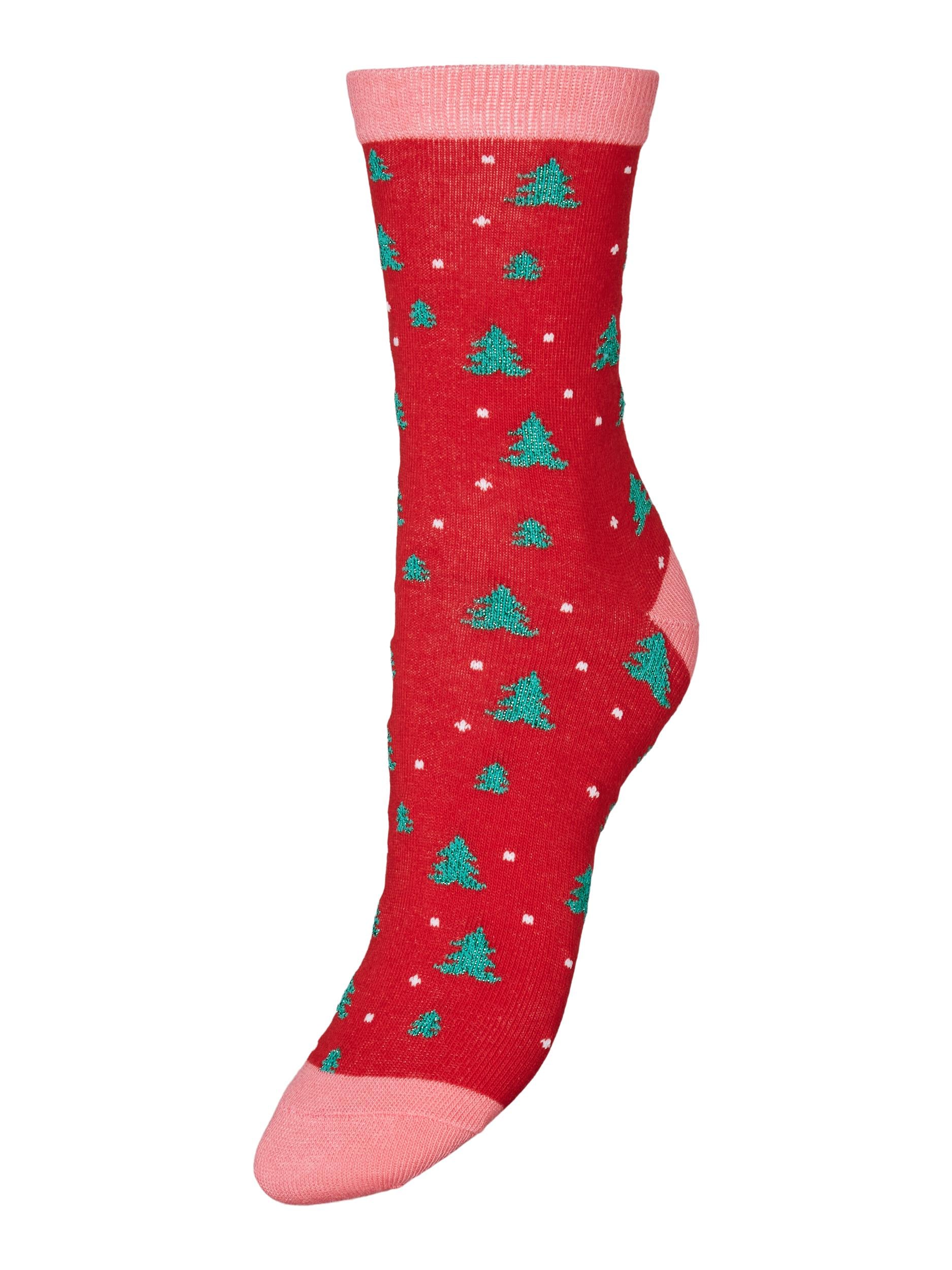 Vero Moda Socken »VMELF SOCKS GIFTBOX XMAS«, (Packung, 4 Paar)